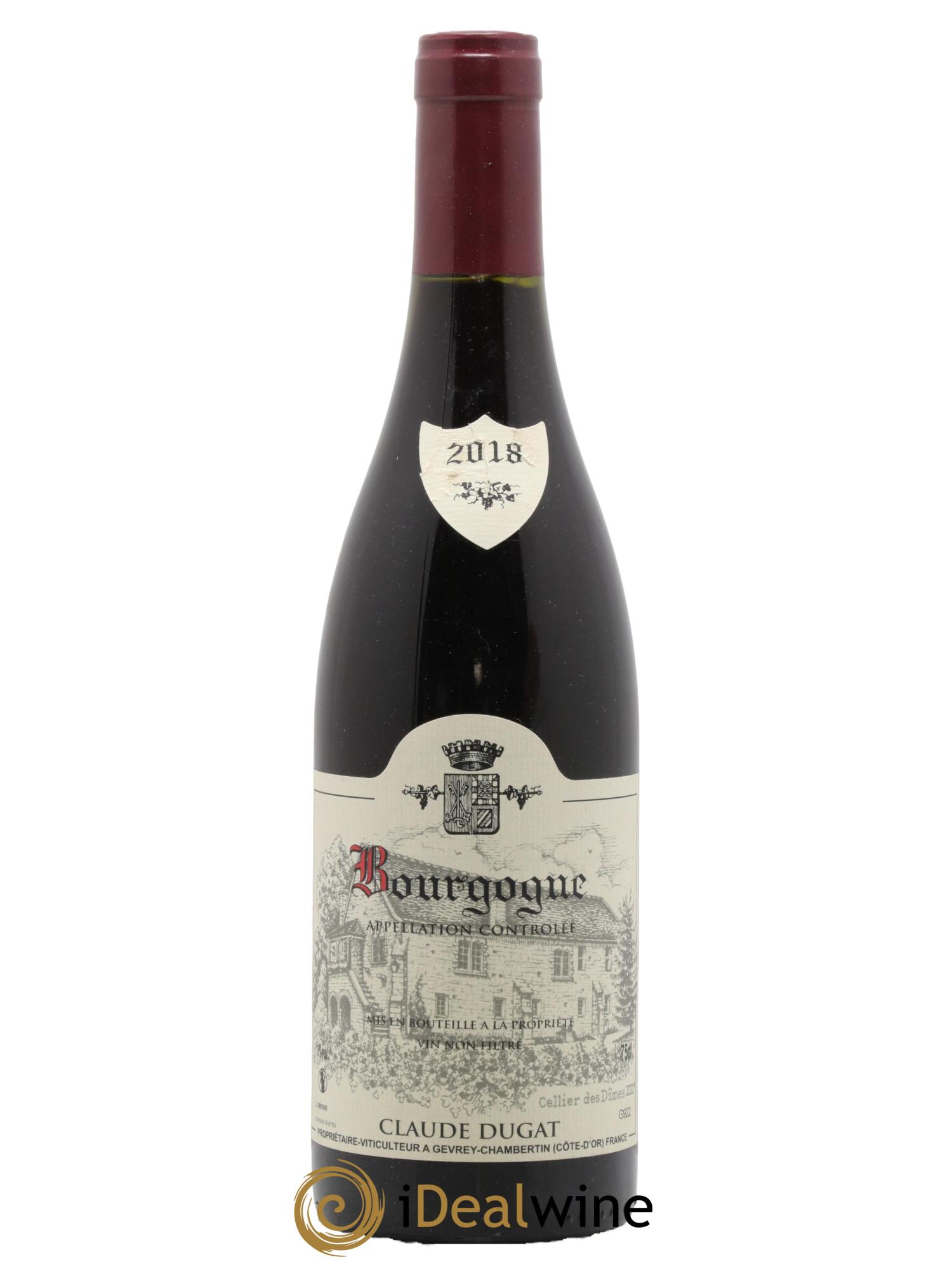Bourgogne Claude Dugat 2018 - Lot de 1 bouteille - 0