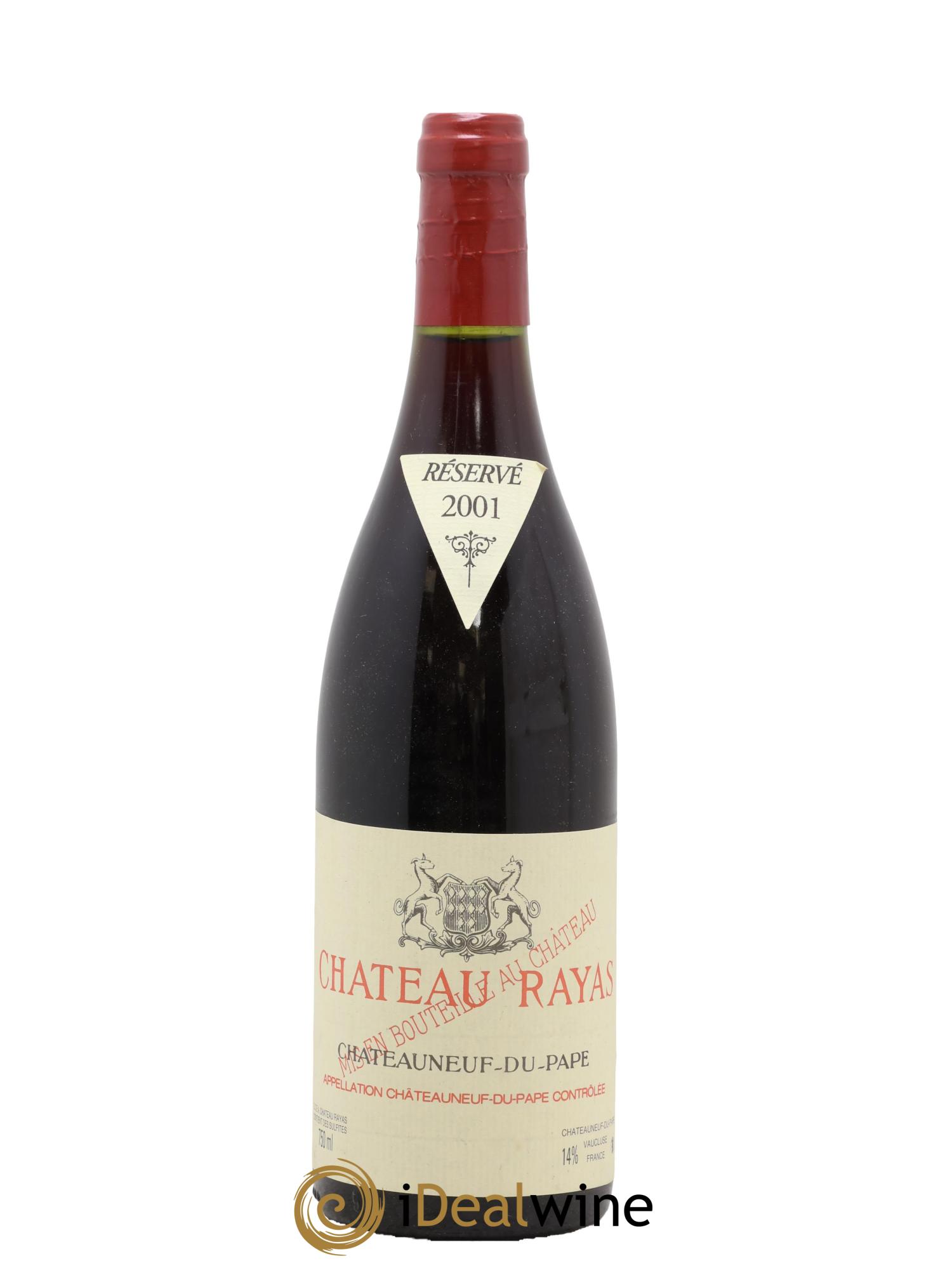 Châteauneuf-du-Pape Château Rayas Emmanuel Reynaud 2001 - Lot de 1 bouteille - 0