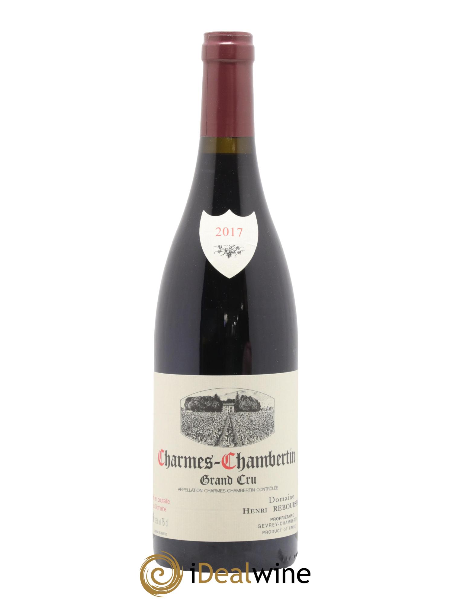 Charmes-Chambertin Grand Cru Henri Rebourseau 2017 - Lot de 1 bouteille - 1