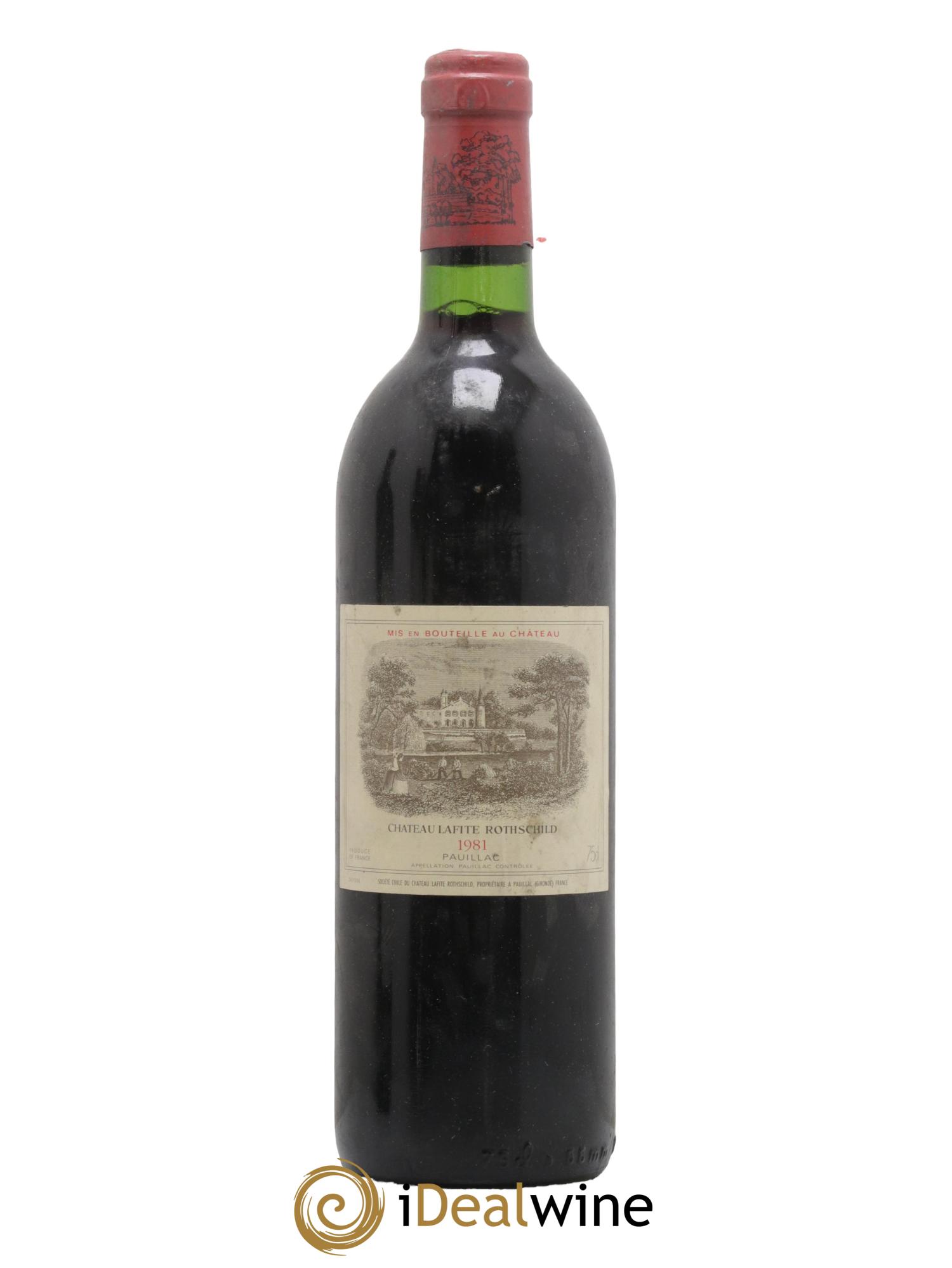 Château Lafite Rothschild 1er Grand Cru Classé 1981 - Lotto di 1 bottiglia - 0