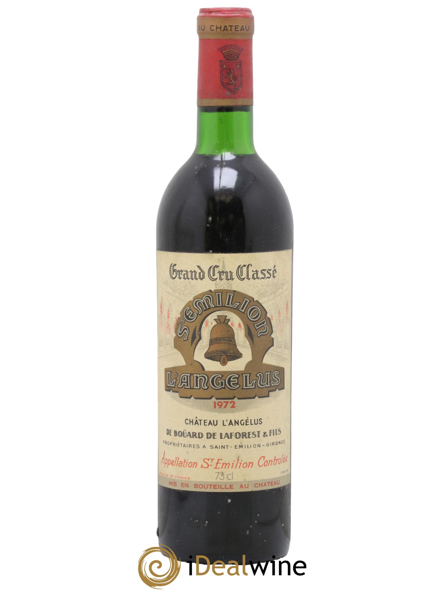 Château Angélus 1er Grand Cru Classé A 1972 - Posten von 1 Flasche - 0