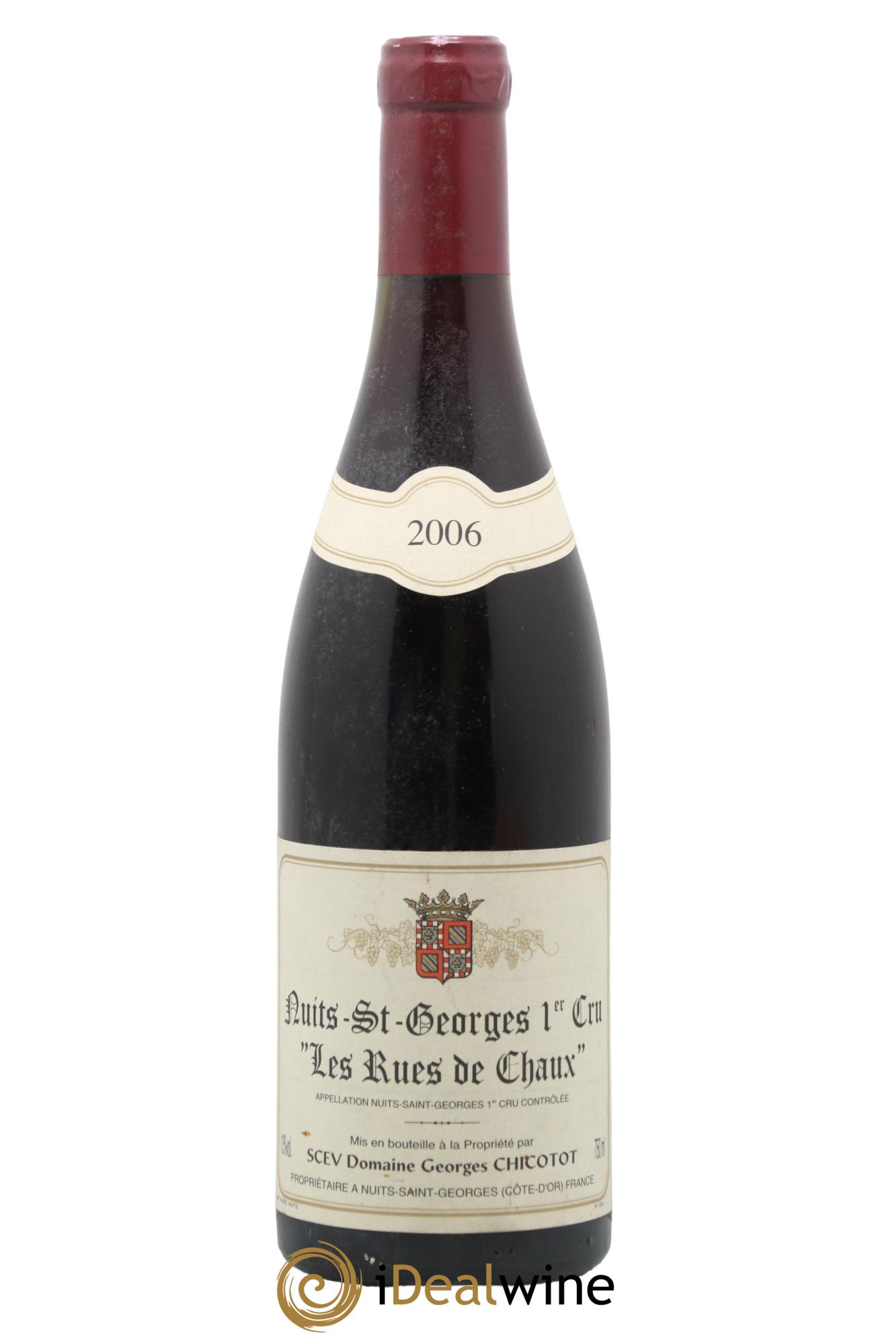 Nuits-Saint-Georges 1er Cru Rues de Chaux Chicotot 2006 - Lot de 1 bouteille - 0