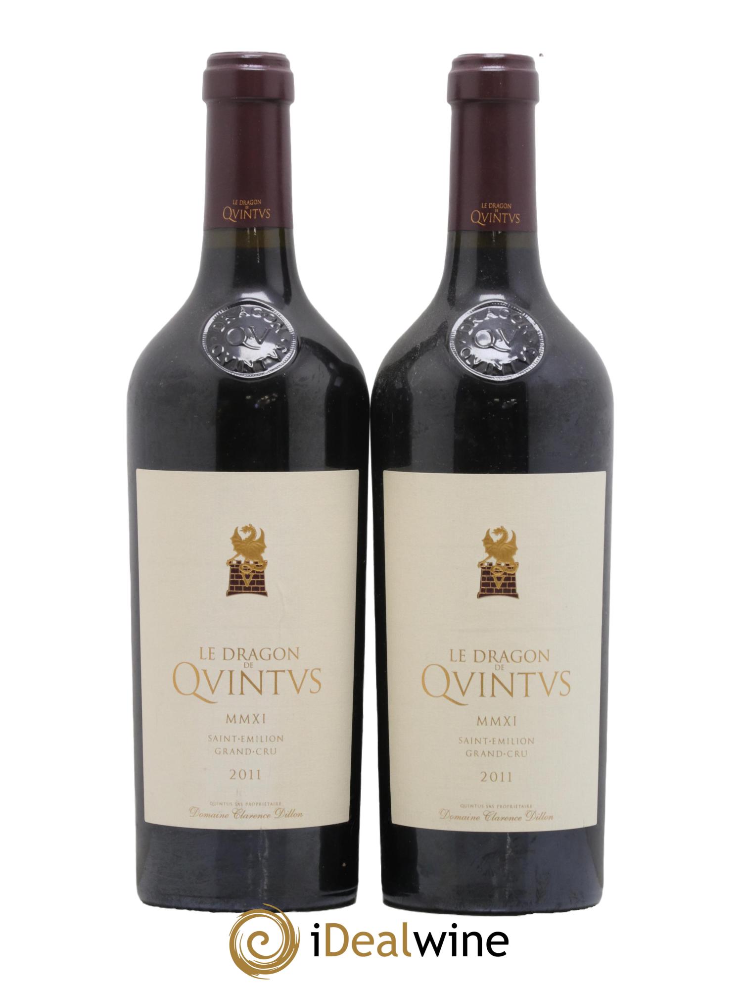 Dragon de Quintus Grand Cru 2011 - Lot de 2 bouteilles - 0
