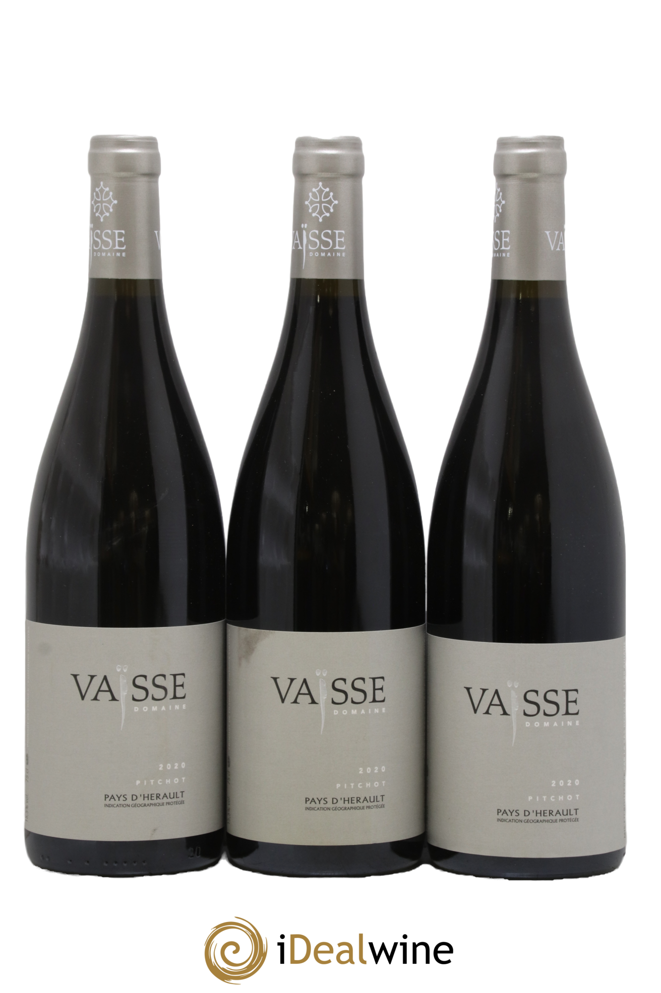 Pays d'Hérault Pitchot Vaisse (Domaine) 2020 - Lot of 3 bottles - 0