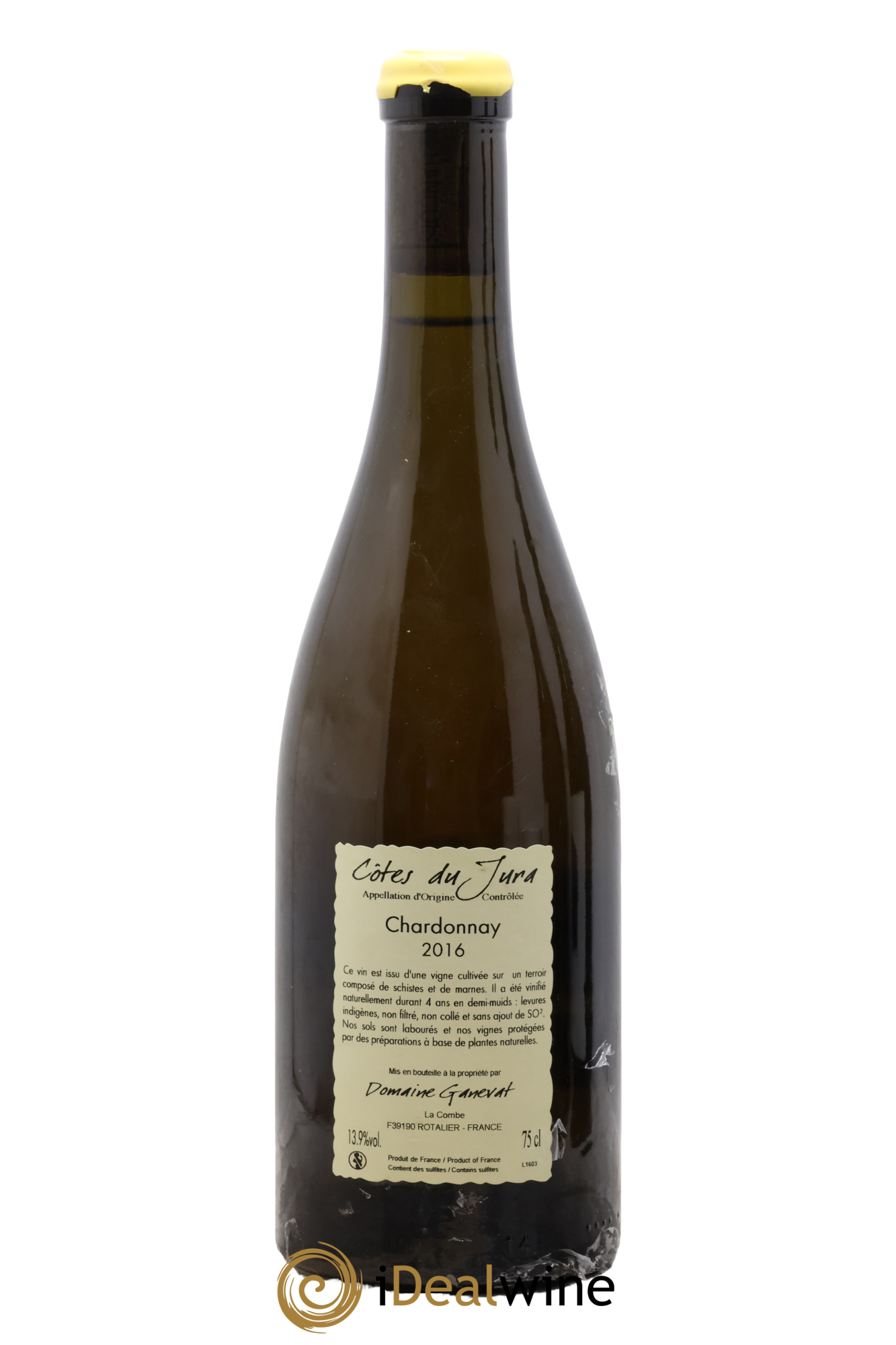 Côtes du Jura Grusse en Billat Jean-François Ganevat (Domaine) 2016 - Lot of 1 bottle - 1