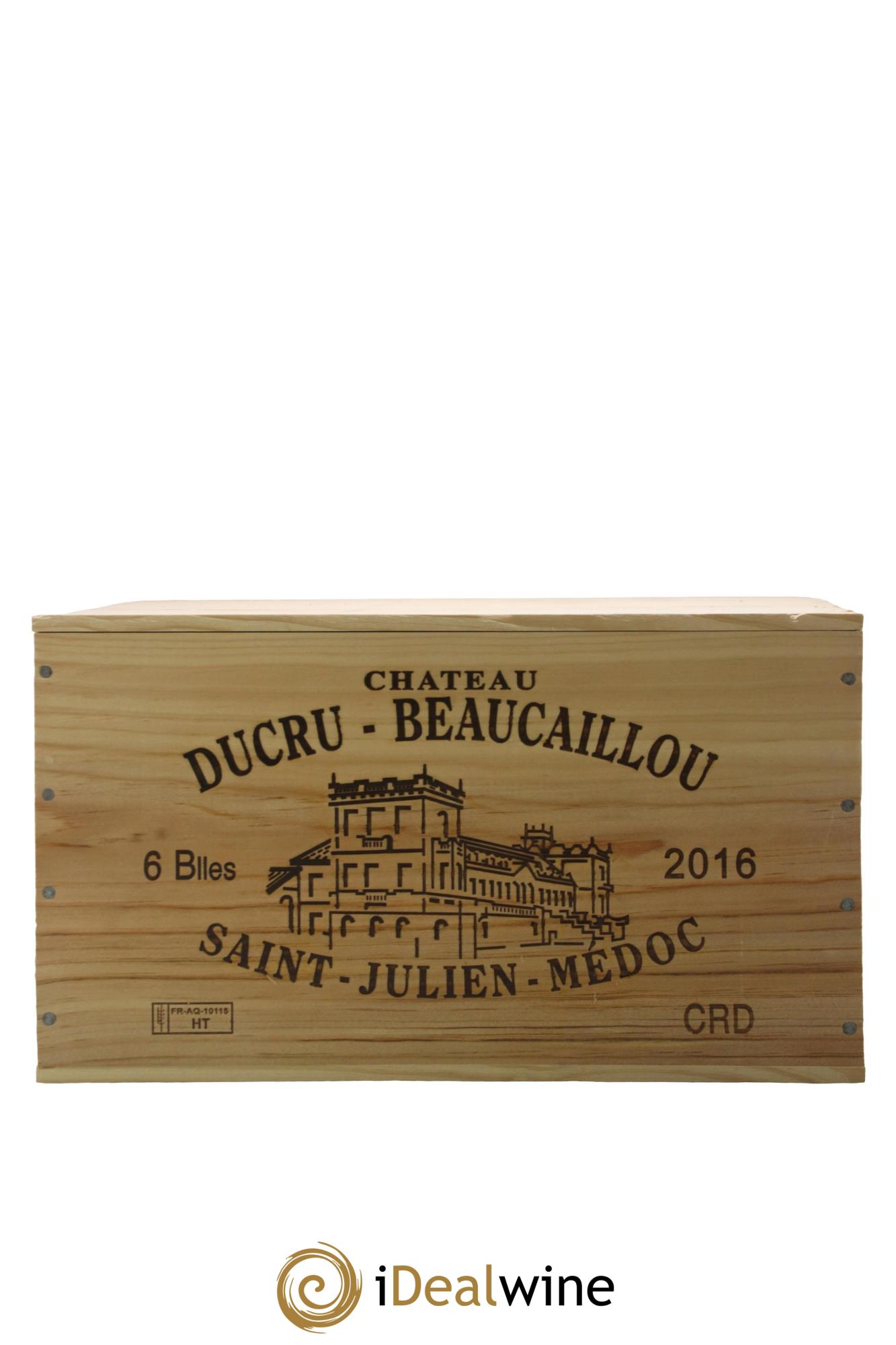 Château Ducru Beaucaillou 2ème Grand Cru Classé 2016 - Lot of 6 bottles - 1