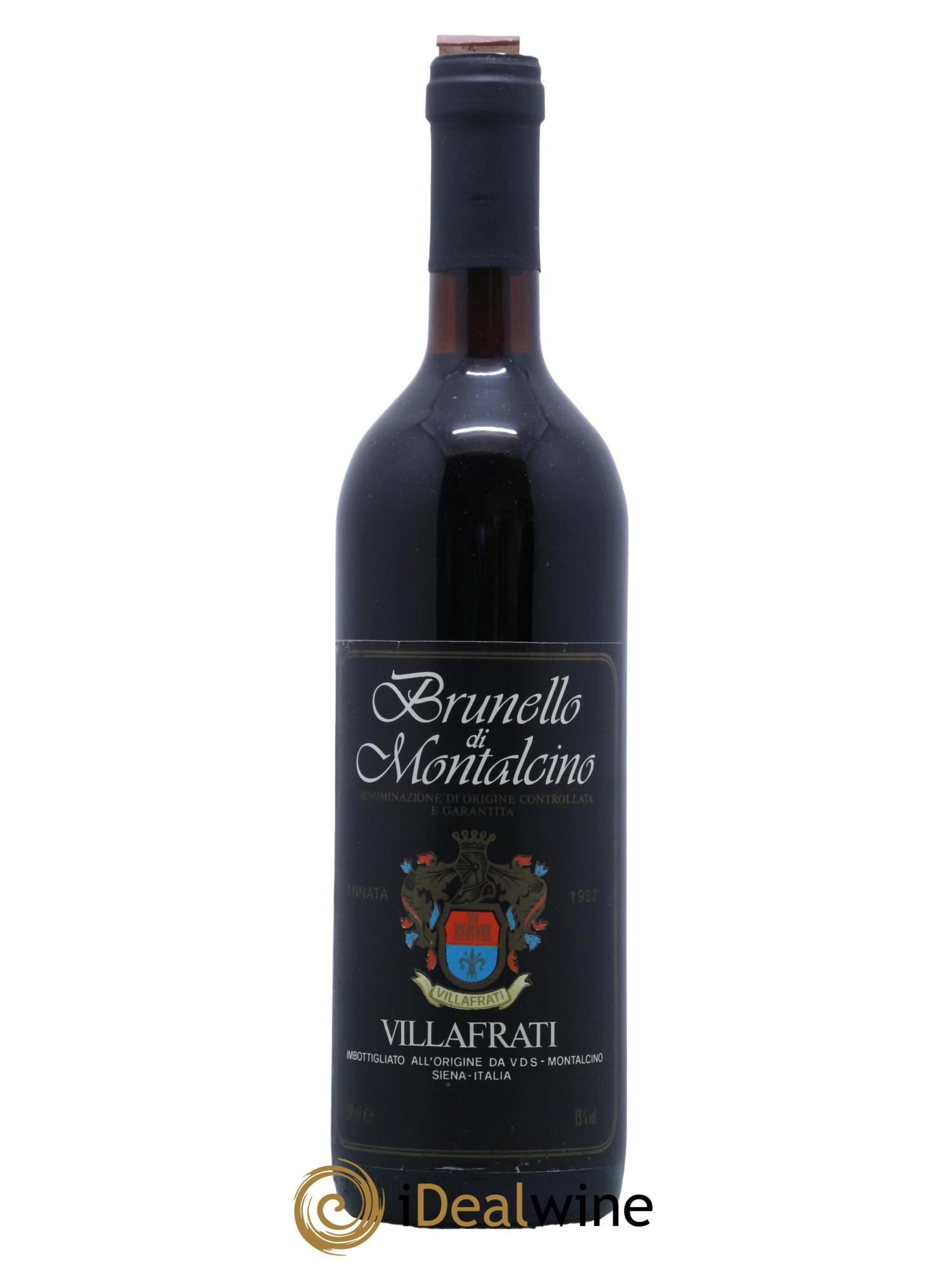 Brunello di Montalcino Villafrati 1982 - Lot de 1 bouteille - 0