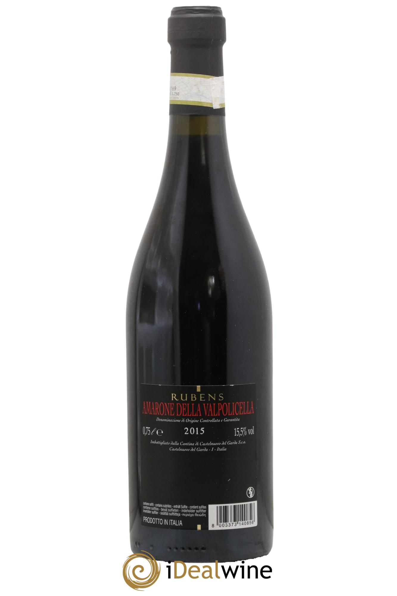 Amarone della Valpolicella DOC Rubens Cantina Di Castelnuovo Del Garda 2015 - Lot de 1 bouteille - 1