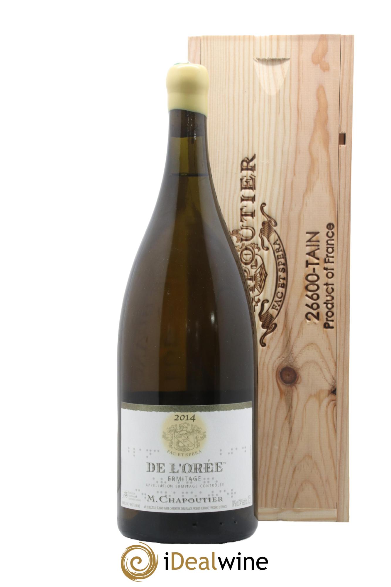 Hermitage Ermitage de l'Orée Chapoutier 2014 - Lot de 1 magnum - 0