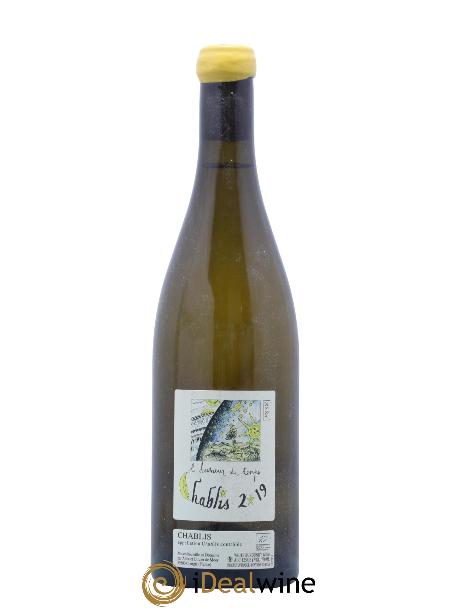 Chablis L'Humeur du Temps Alice et Olivier De Moor 2019 - Lot de 1 bouteille - 0
