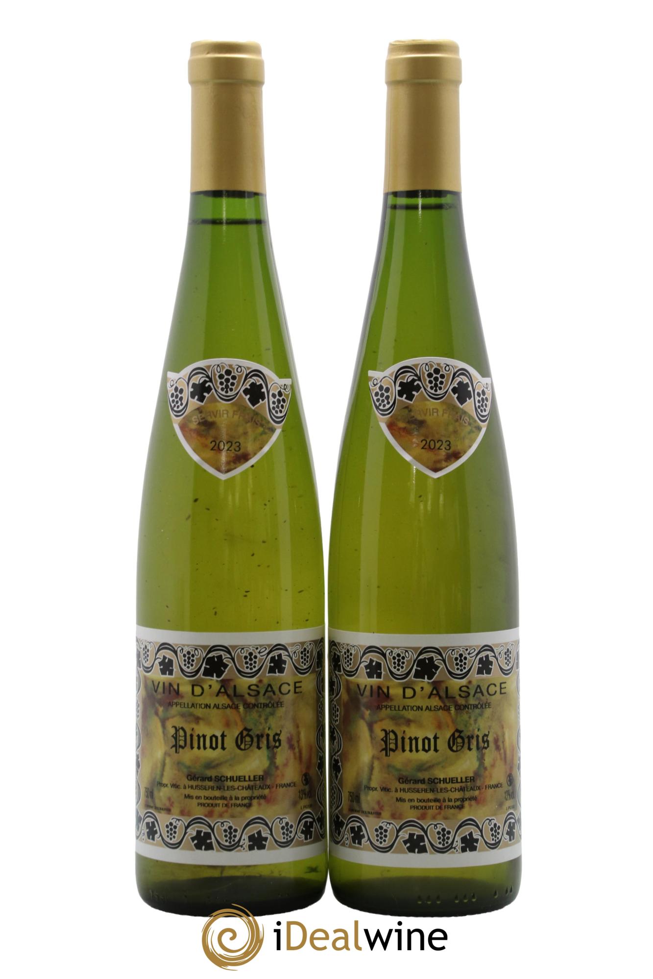 Alsace Pinot Gris (Tokay) Gérard Schueller (Domaine) 2023 - Lot de 2 bouteilles - 0