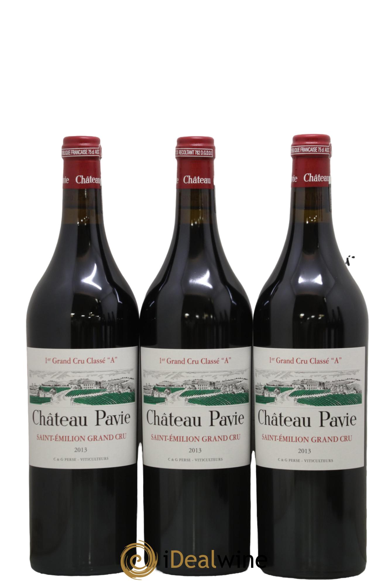 Château Pavie 1er Grand Cru Classé A 2013 - Lot of 6 bottles - 1