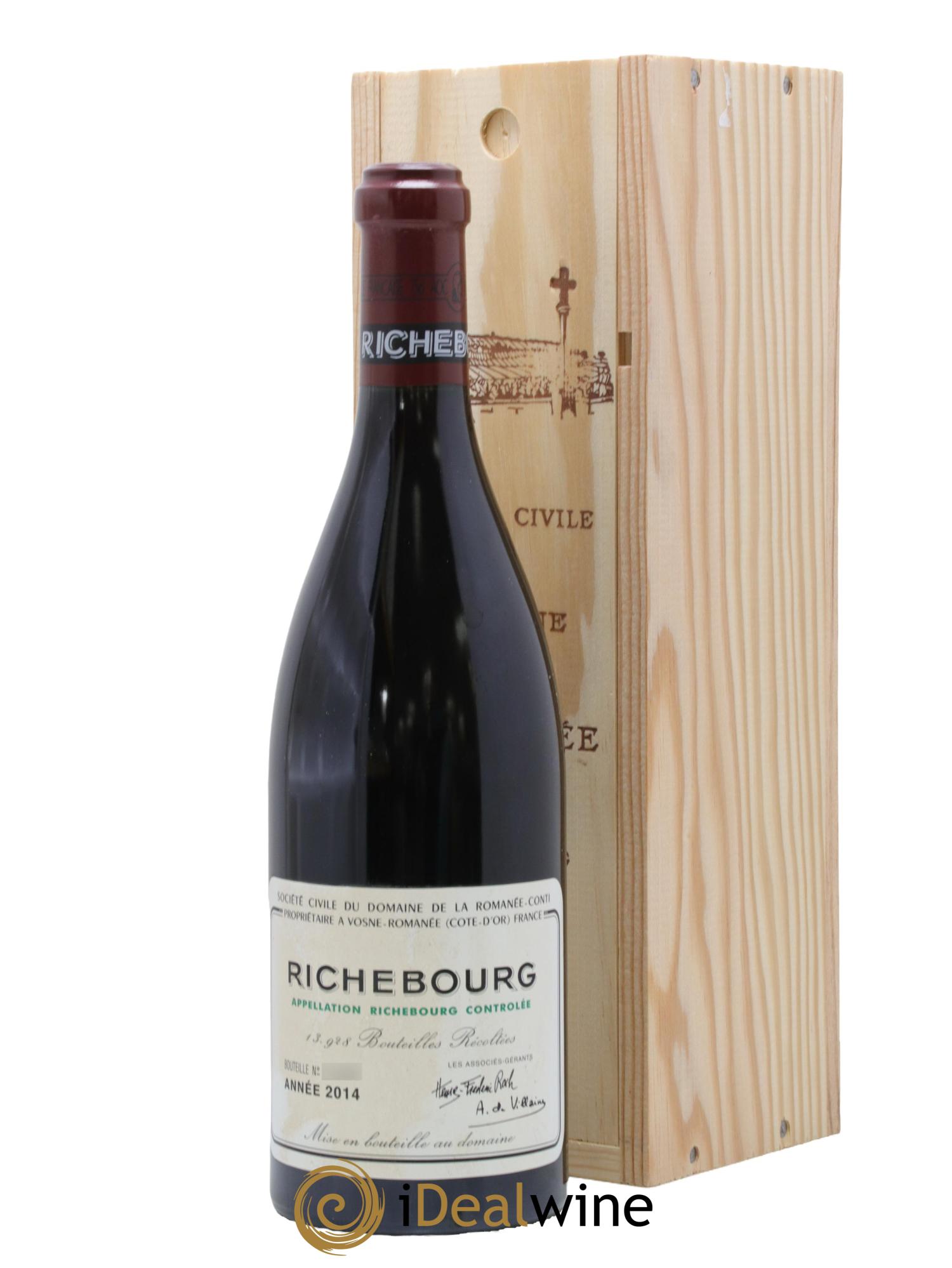 Richebourg Grand Cru Domaine de la Romanée-Conti 2014 - Lotto di 1 bottiglia - 0