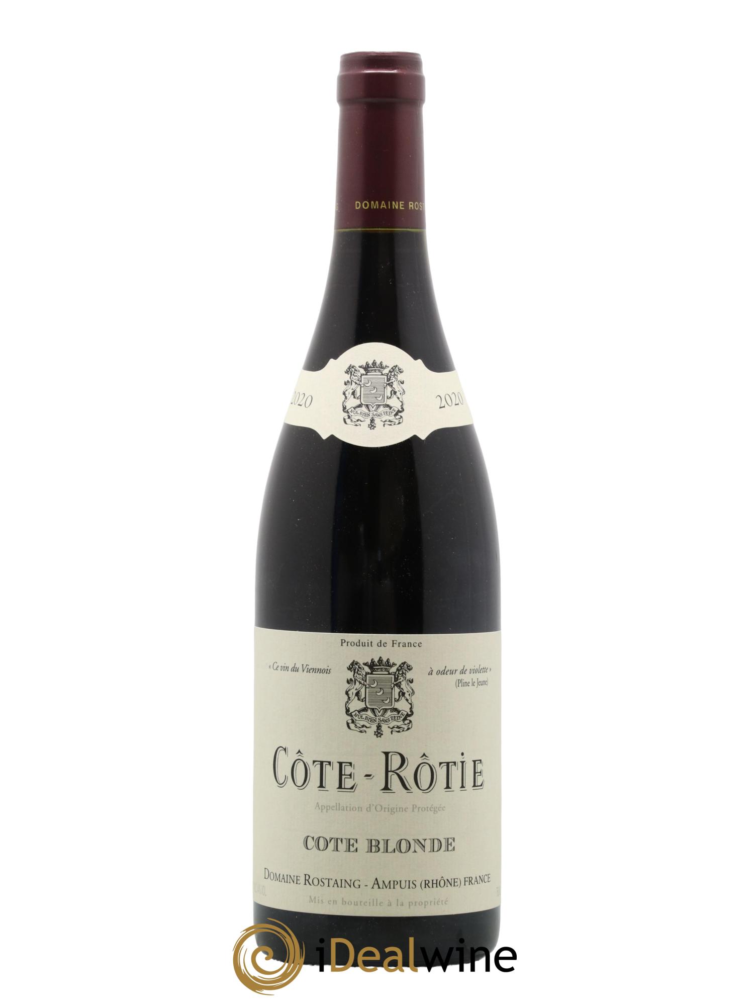 Côte-Rôtie Côte Blonde René Rostaing 2020 - Lotto di 1 bottiglia - 0