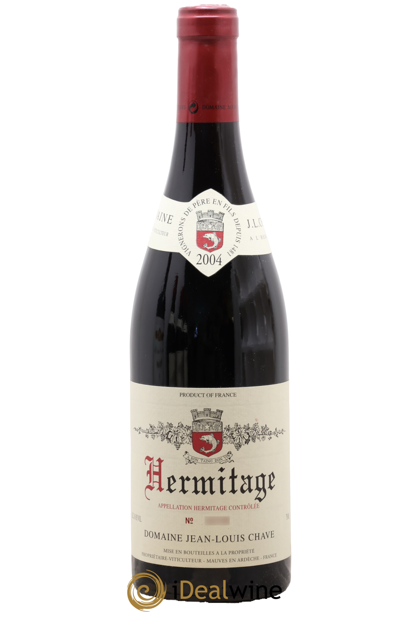 Hermitage Jean-Louis Chave 2004 - Lot de 1 bouteille - 0