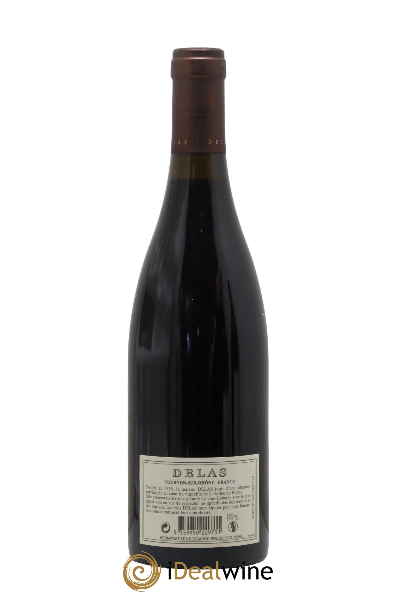 Hermitage Les Bessards Delas Frères 2009 - Lot de 1 bouteille - 1