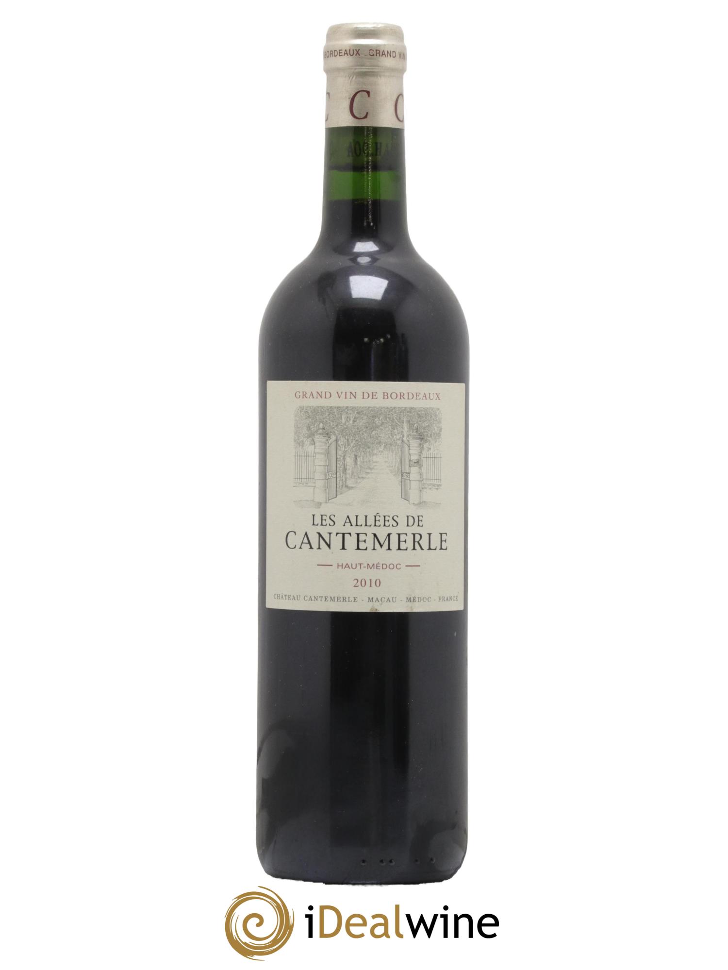 Allées de Cantemerle Second Vin 2010 - Lot of 1 bottle - 0