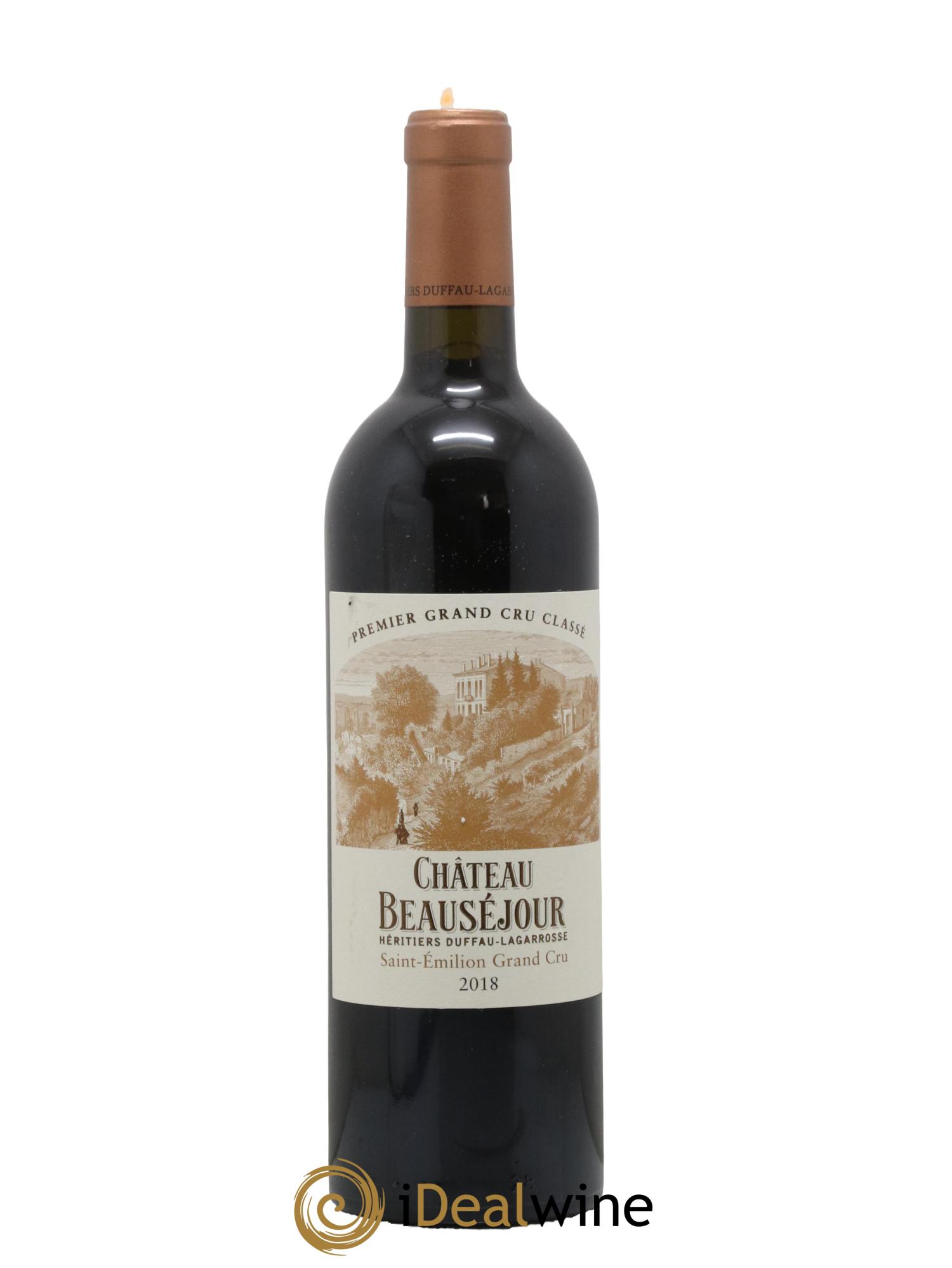 Château Beauséjour (Duffau-Lagarrosse) 1er Grand Cru Classé B 2018 - Lot de 1 bouteille - 0