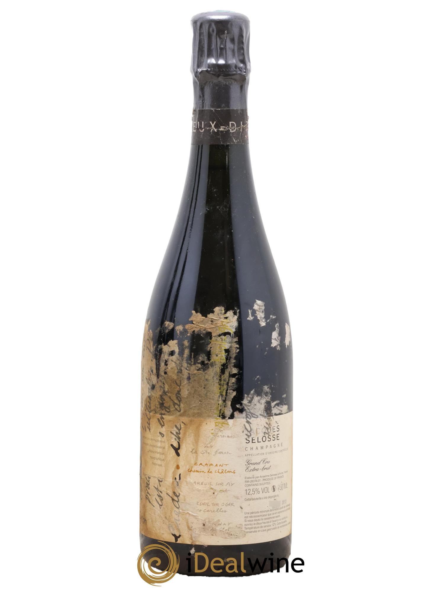 Cramant Chemin de Châlons Grand Cru Extra-Brut Jacques Selosse - Posten von 1 Flasche - 0