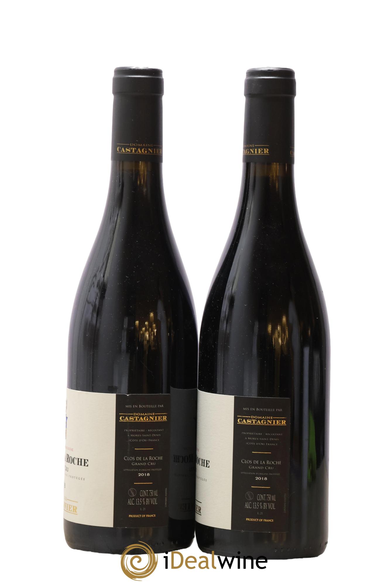 Clos de la Roche Grand Cru Castagnier (Domaine) 2018 - Lotto di 2 bottiglie - 1