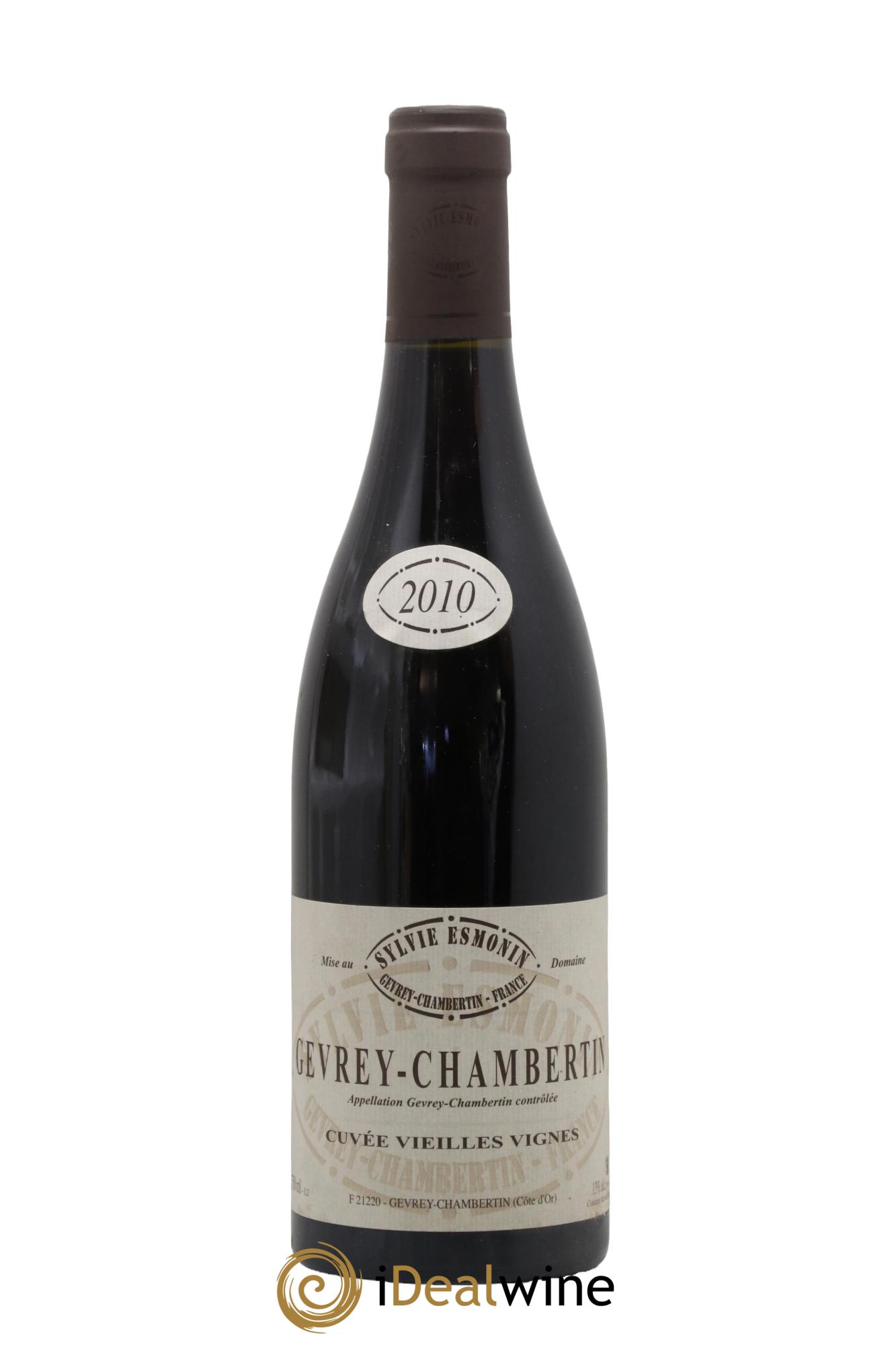 Gevrey-Chambertin Vieilles Vignes Sylvie Esmonin 2010 - Lot of 1 bottle - 0