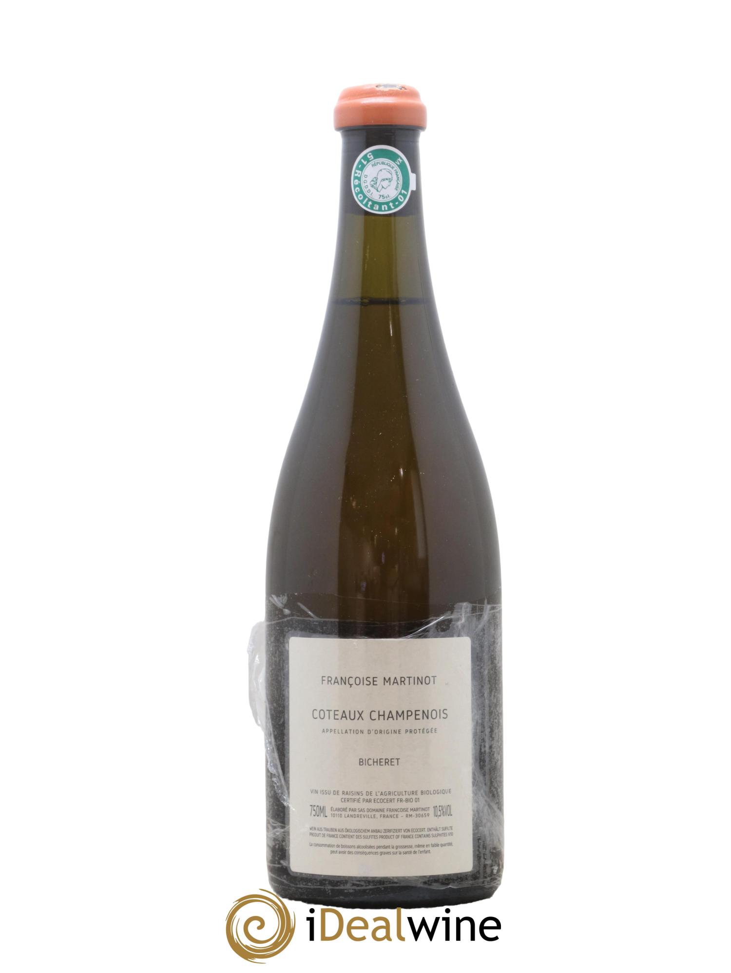 Coteaux Champenois Bicheret Domaine Francoise Martinot - Lot de 1 bouteille - 1