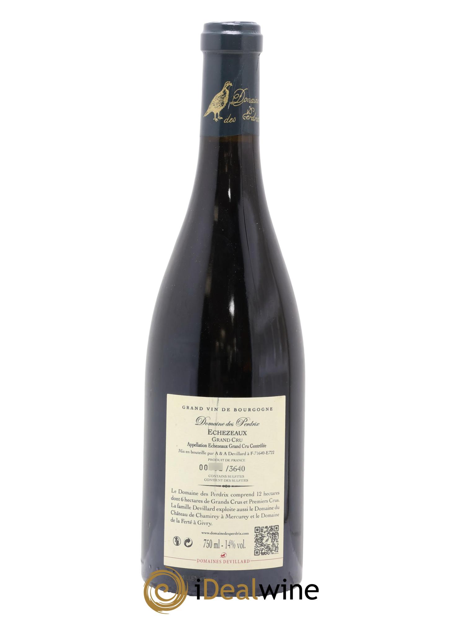 Echezeaux Grand Cru Perdrix (Domaine des) 2015 - Lot of 1 bottle - 1