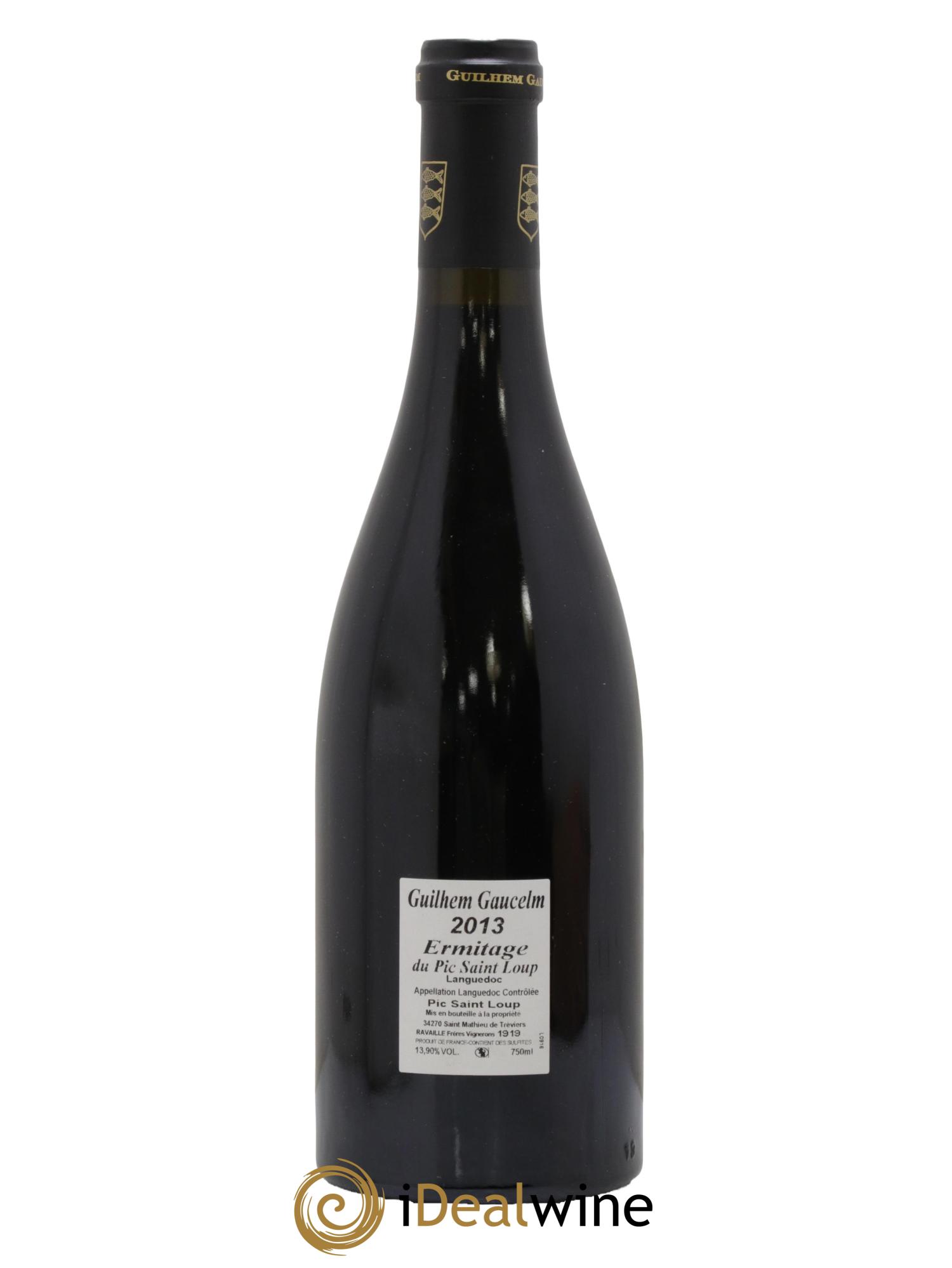 Pic Saint-Loup Héritage du Pic Saint-Loup (anciennement Ermitage) Guilhem Gaucelm 2013 - Posten von 1 Flasche - 1