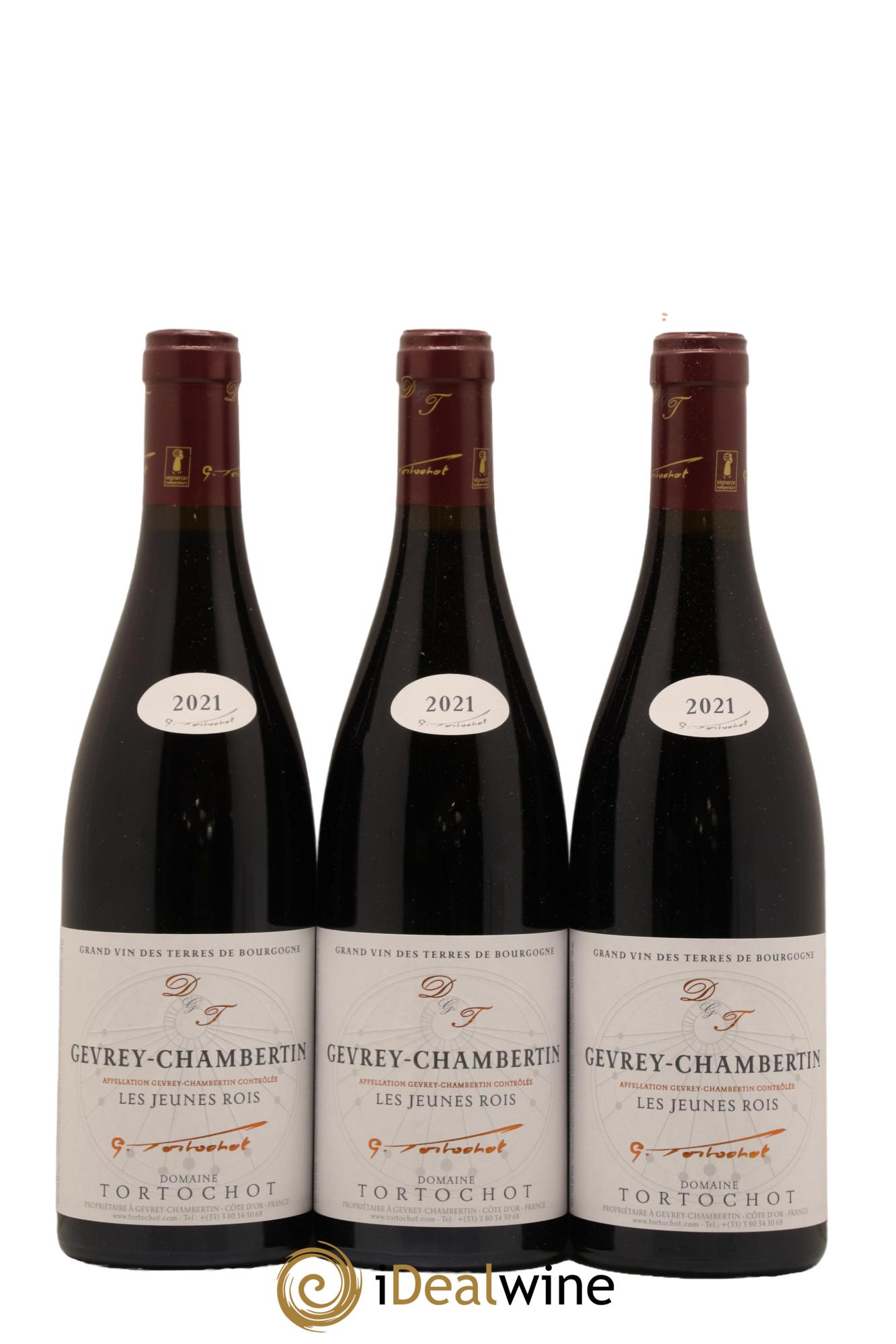 Gevrey-Chambertin Les Jeunes Rois Domaine Chantal Tortochot 2021 - Lot de 3 bouteilles - 0
