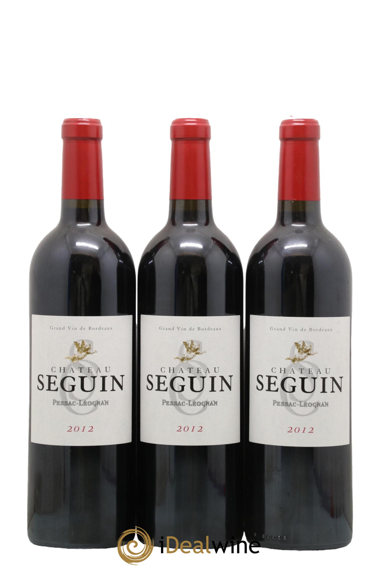 Pessac-Léognan Château Seguin 2012 - Lot de 3 bouteilles - 0
