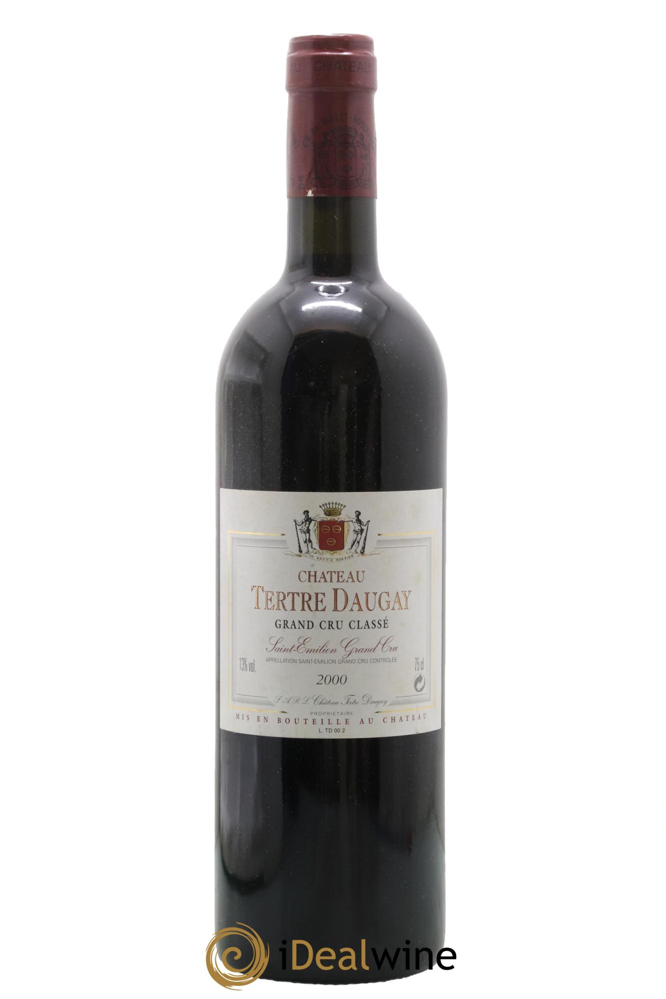 Château Tertre Daugay Grand Cru Classé 2000 - Lot de 1 bouteille - 0