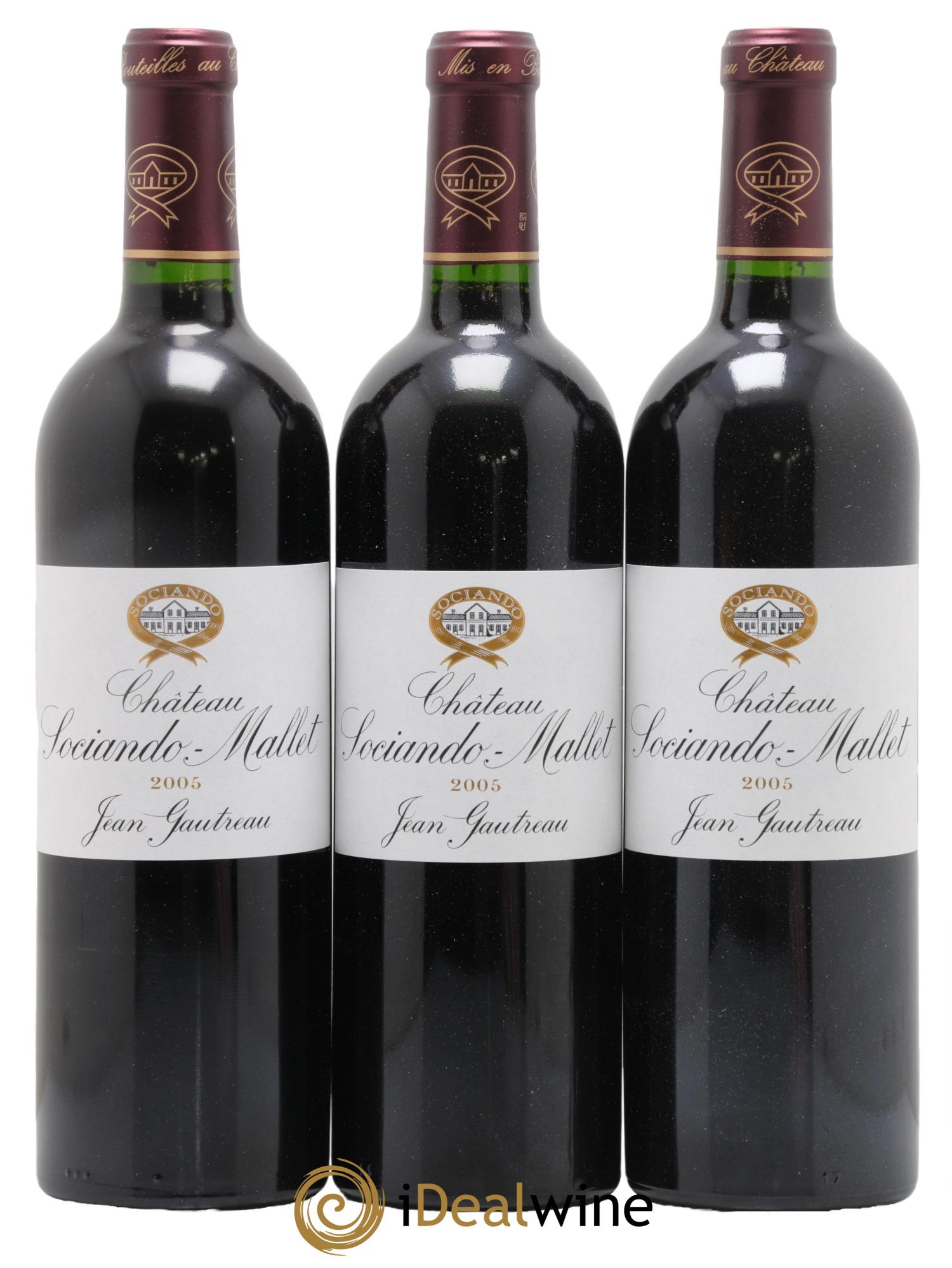 Château Sociando Mallet 2005 - Lot de 12 bouteilles - 2