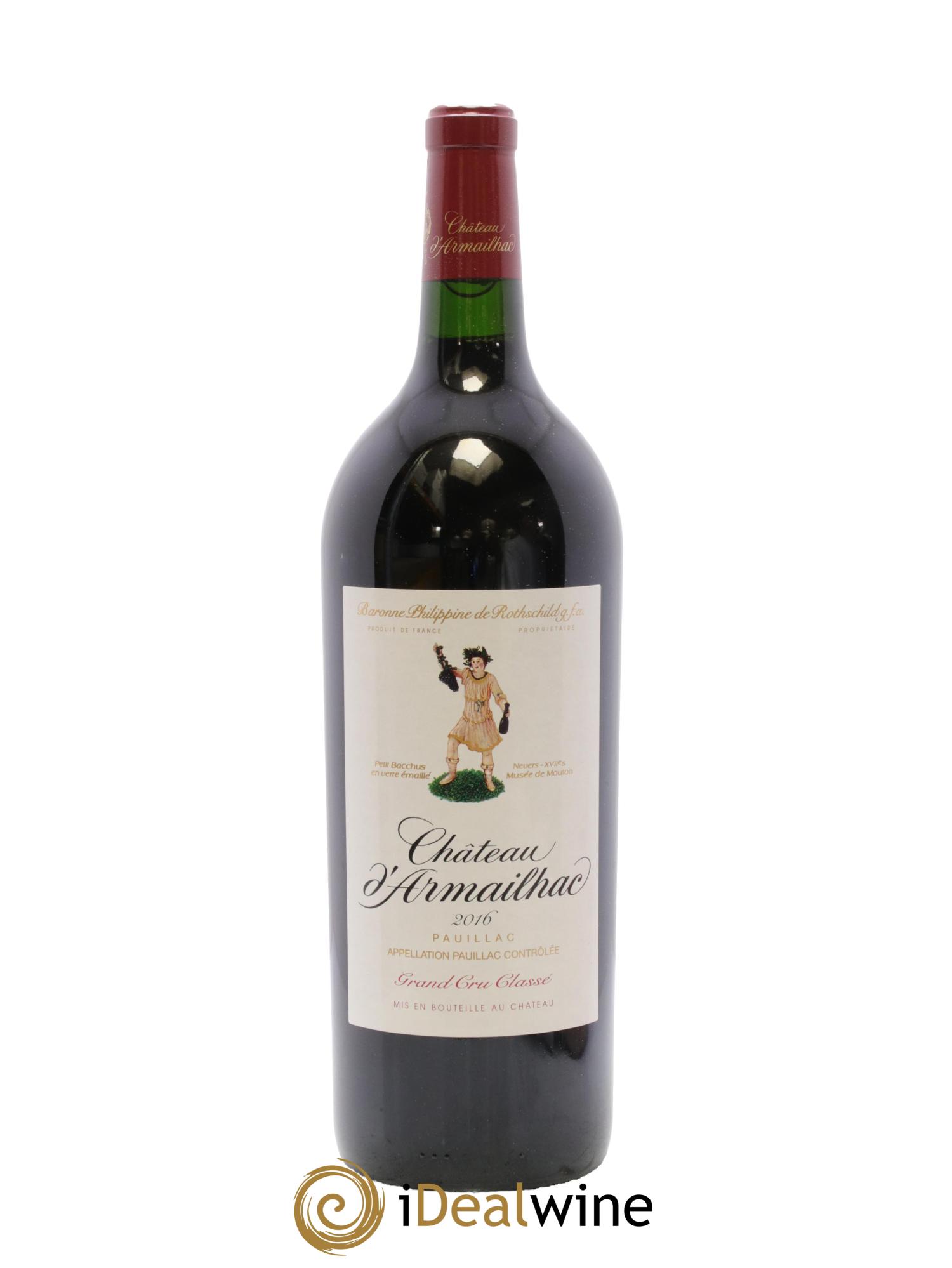 Château d' Armailhac - Mouton Baron(ne) Philippe 5ème Grand Cru Classé 2016 - Posten von 1 Magnum - 1