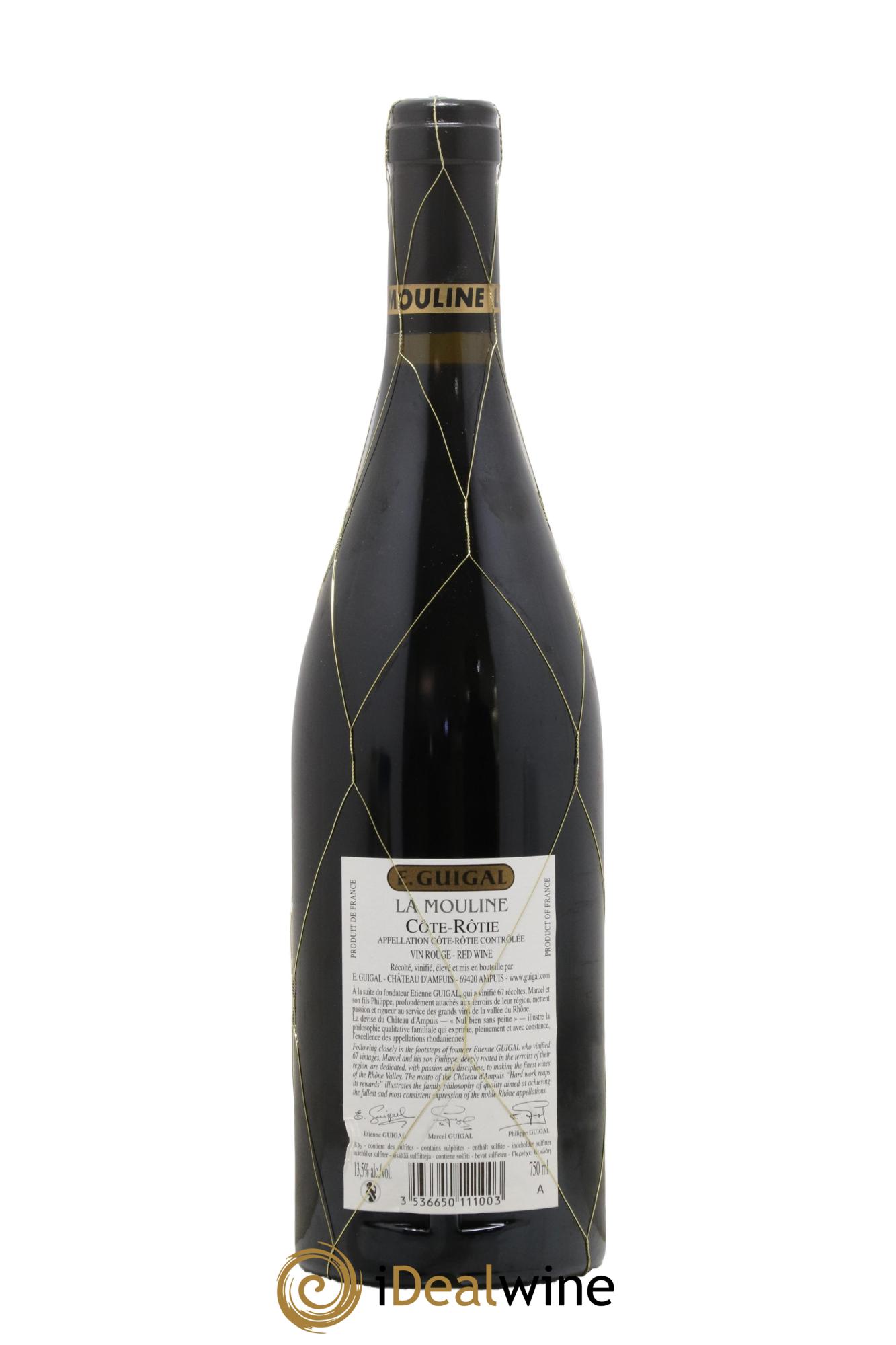 Côte-Rôtie La Mouline Guigal 2010 - Lot de 1 bouteille - 1