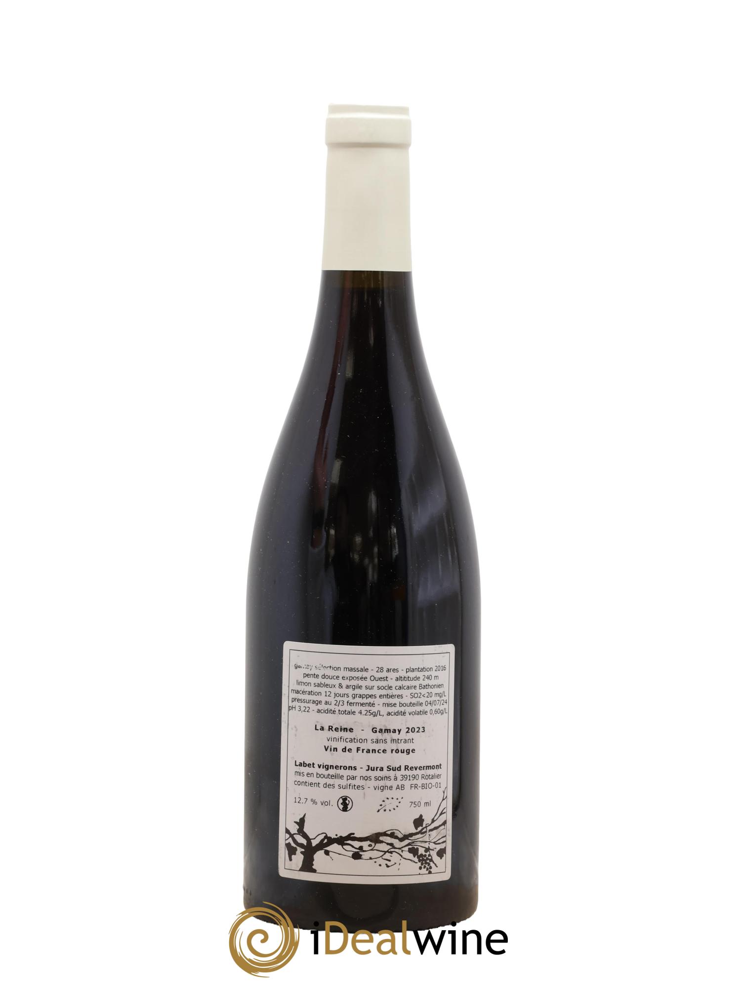 Vin de France Gamay La Reine Labet (Domaine) 2023 - Lot of 1 bottle - 1