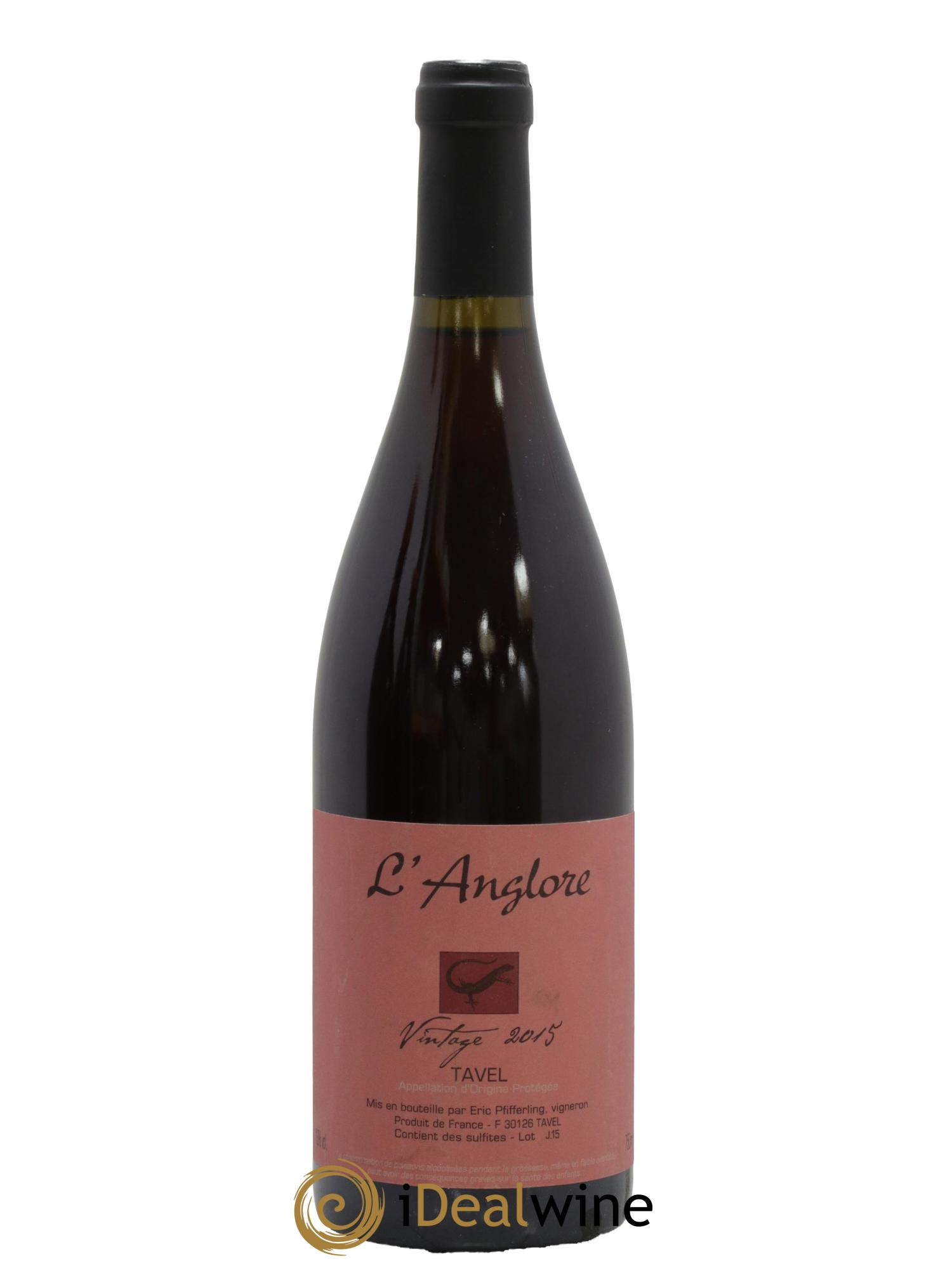 Tavel Vintage L'Anglore 2015 - Lot of 1 bottle - 0