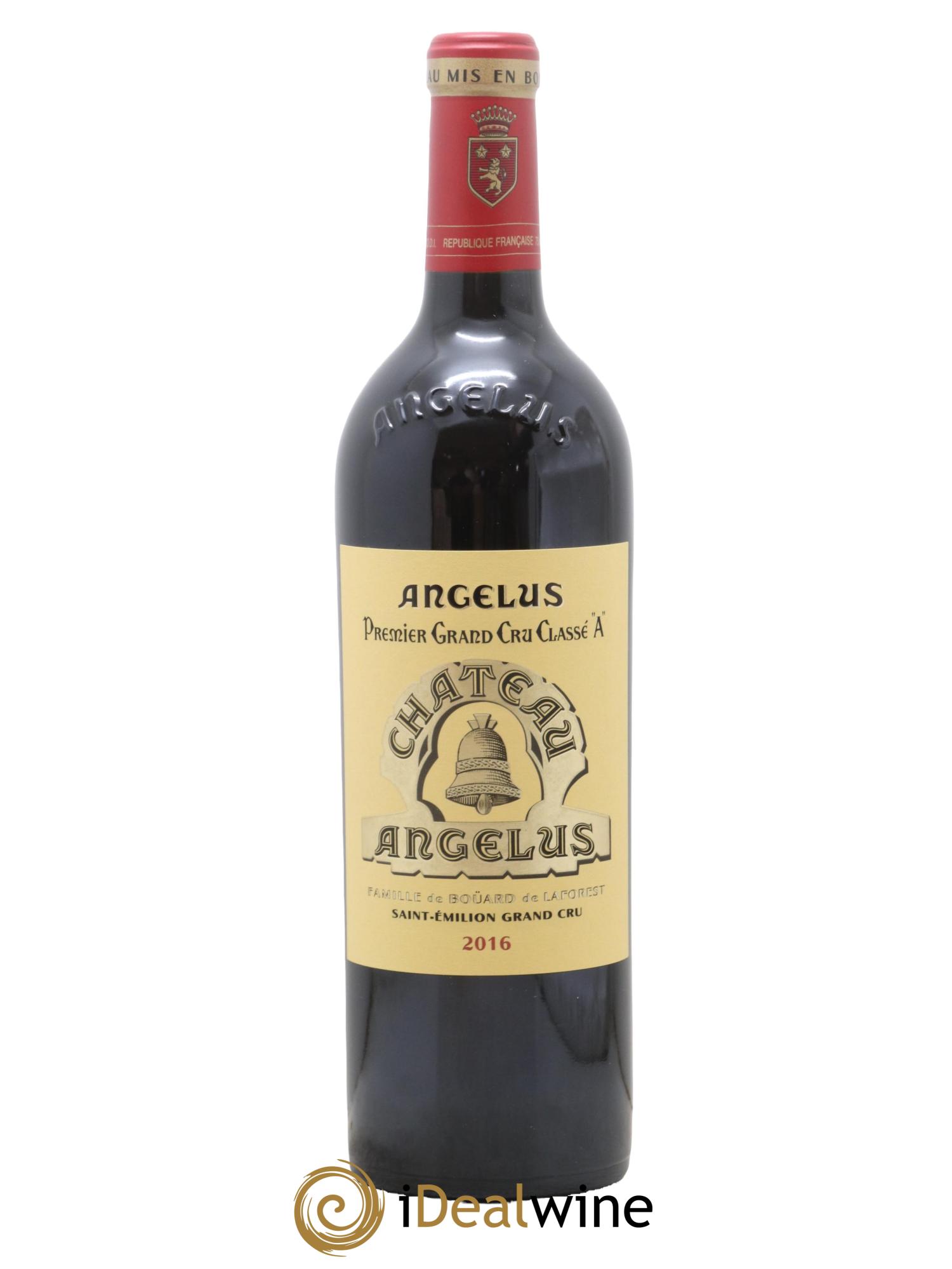 Château Angélus 1er Grand Cru Classé A 2016 - Lot de 1 bouteille - 0