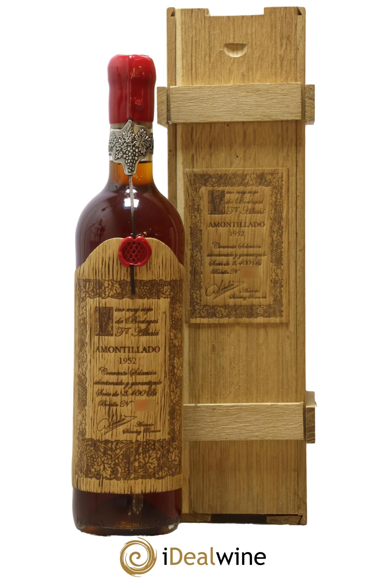 Montilla Moriles Pedro Ximenez Amontillado Marqués de Poley Convento Seleccion Toro Albala 1952 - Lot de 1 bouteille - 0