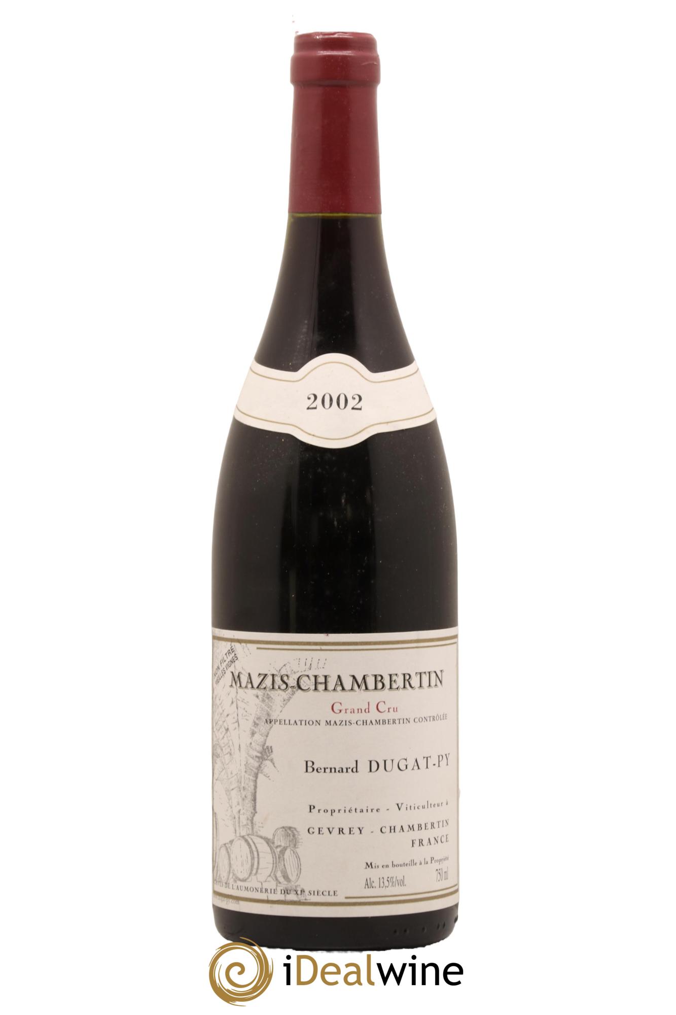 Mazis-Chambertin Grand Cru Vieilles Vignes Dugat-Py 2002 - Lotto di 1 bottiglia - 0