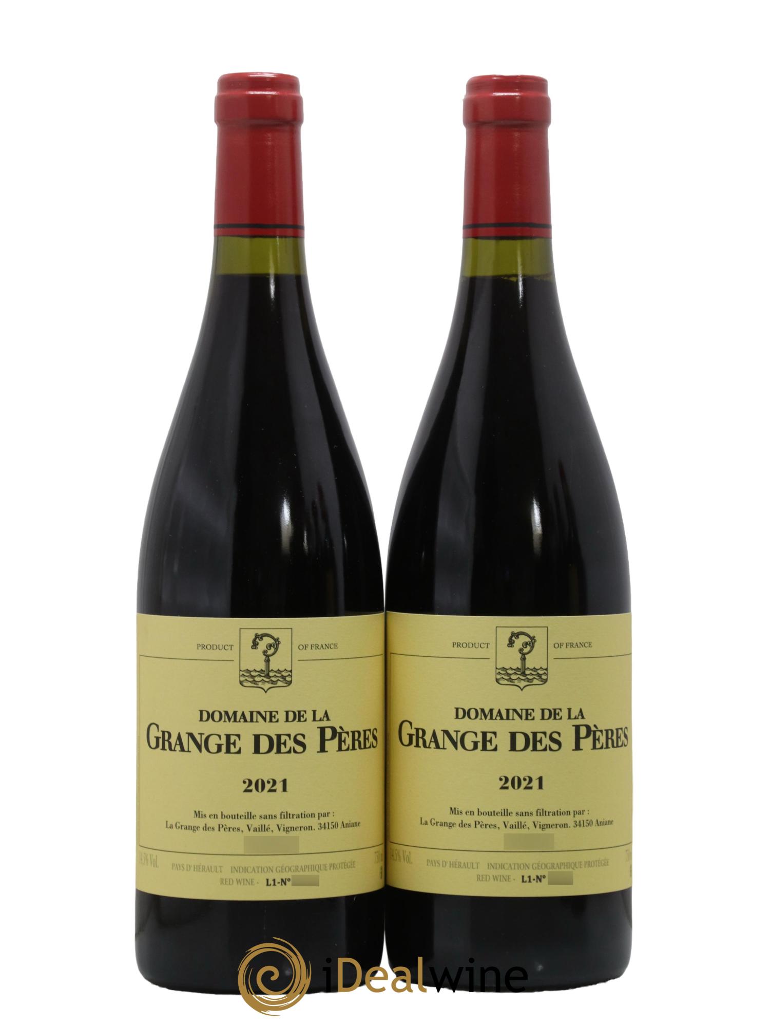 Pays d'Hérault Grange des Pères Laurent Vaillé 2021 - Lot de 2 bouteilles - 0