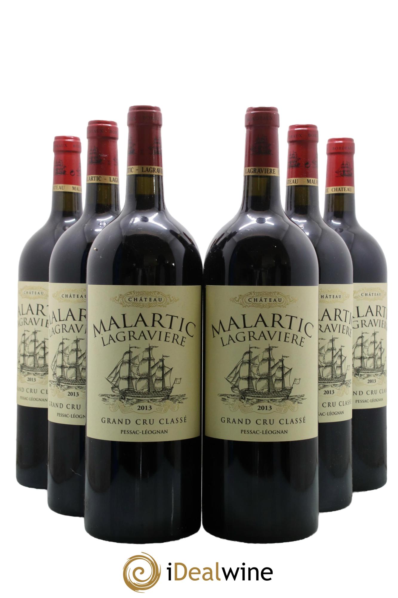 Château Malartic-Lagravière Cru Classé de Graves 2013 - Lot de 6 magnums - 0
