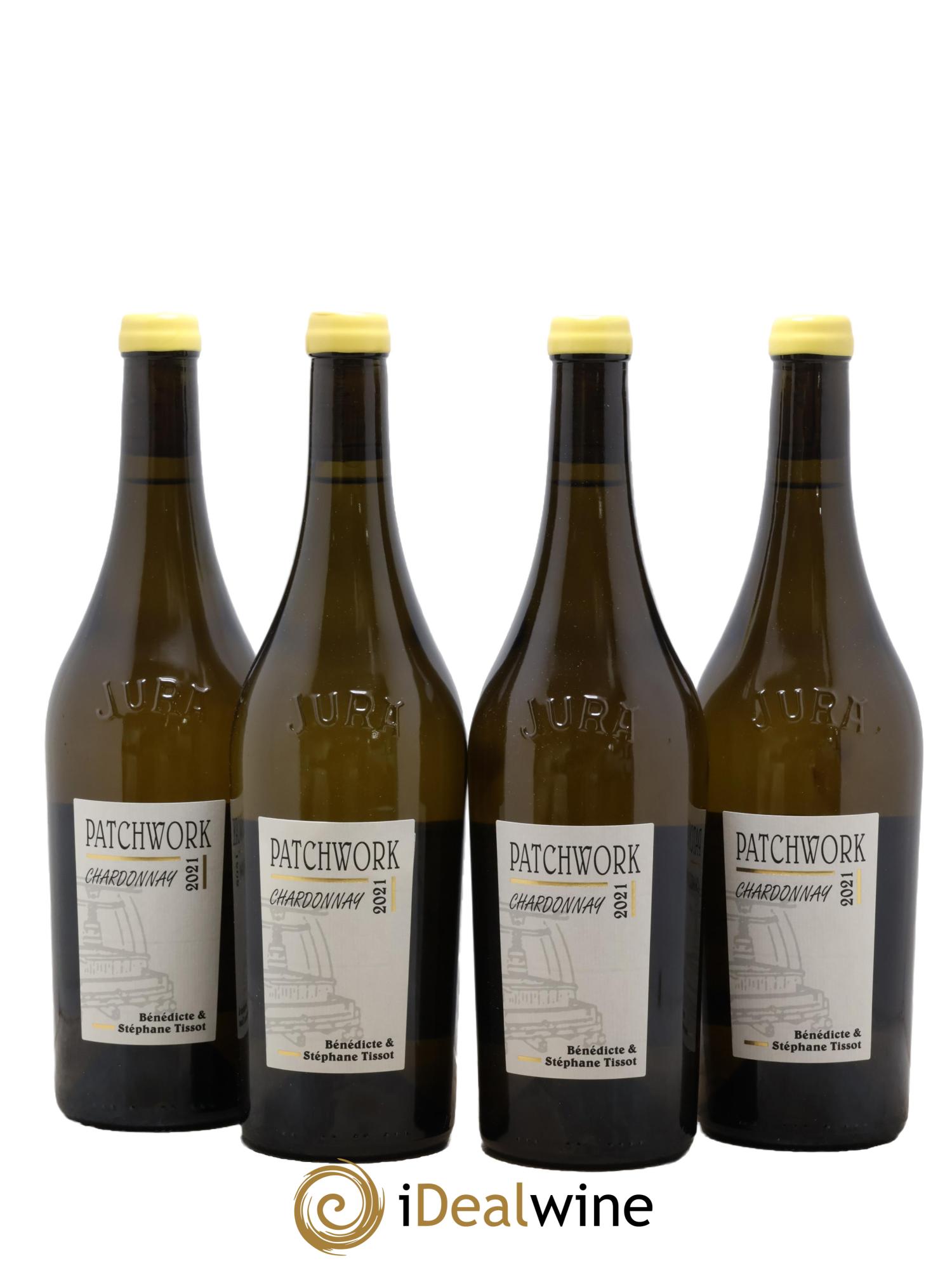 Arbois Patchwork Bénédicte et Stéphane Tissot 2021 - Lot of 4 bottles - 0