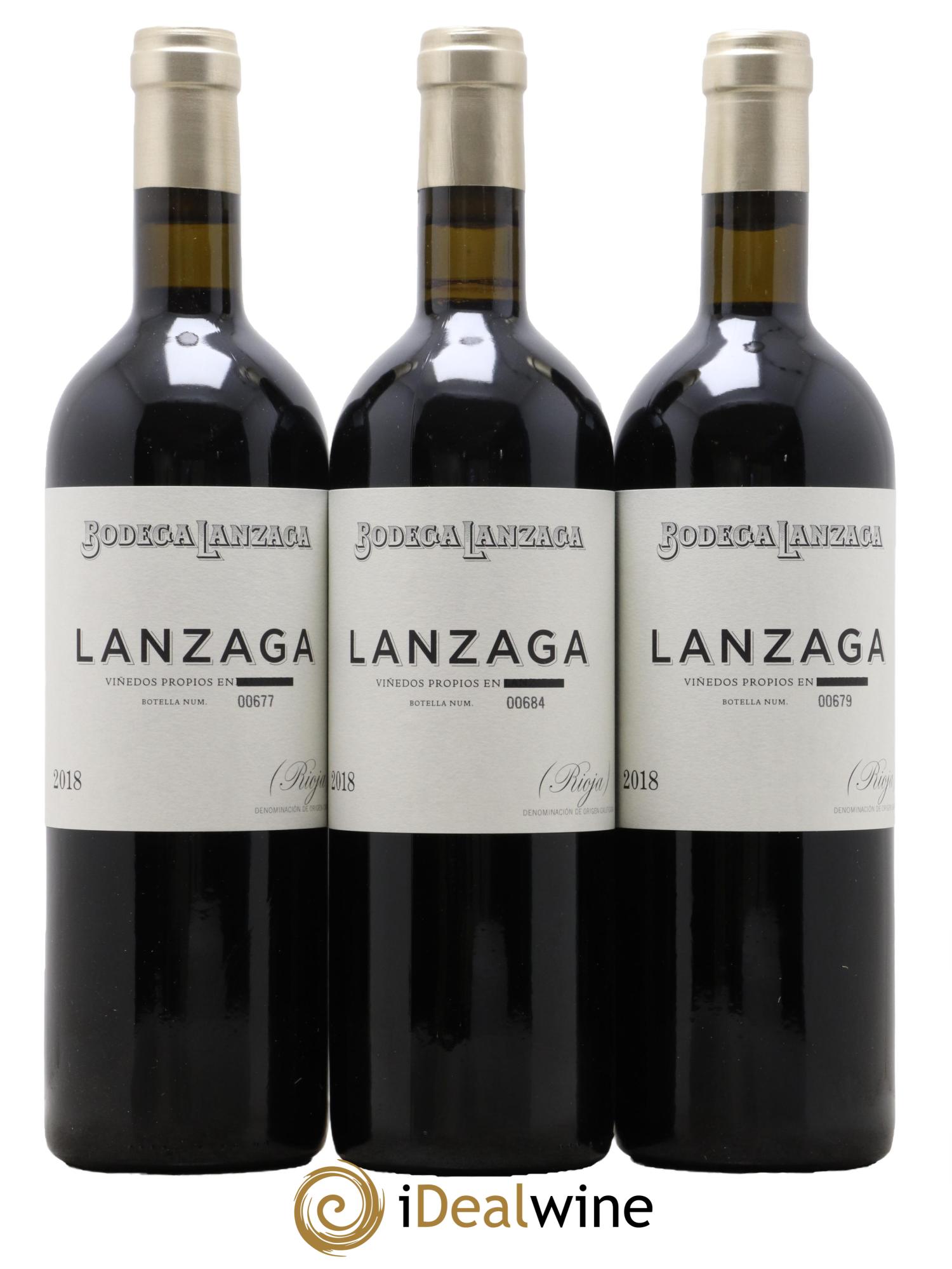 Rioja DOCA Lanzaga Bodega Lanzaga 2018 - Posten von 3 Flaschen - 0