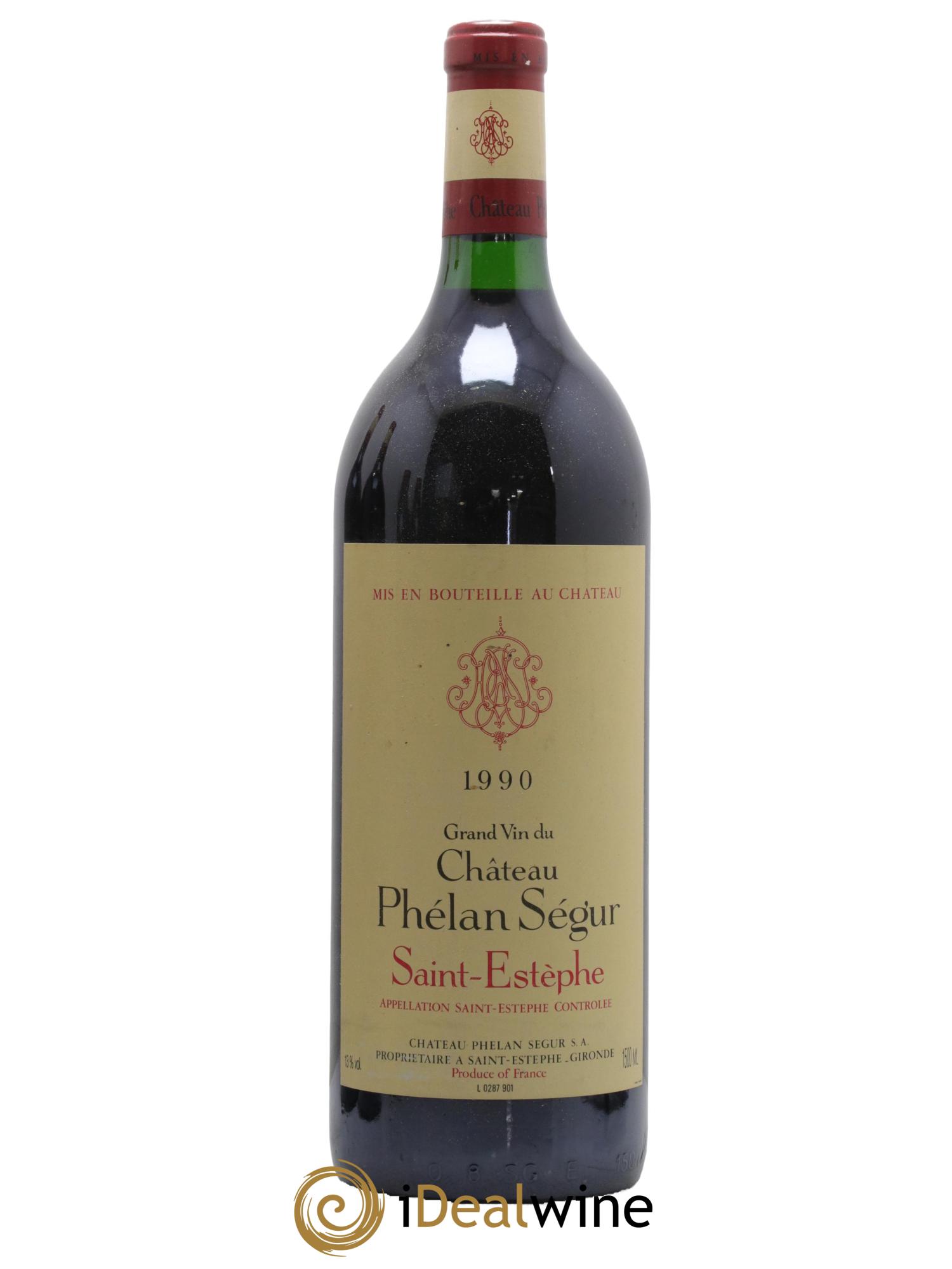 Château Phélan Ségur 1990 - Lot de 1 magnum - 0