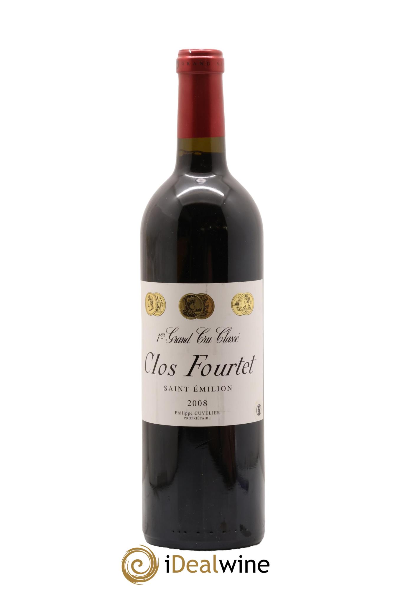 Clos Fourtet 1er Grand Cru Classé B 2008 - Lot de 1 bouteille - 0