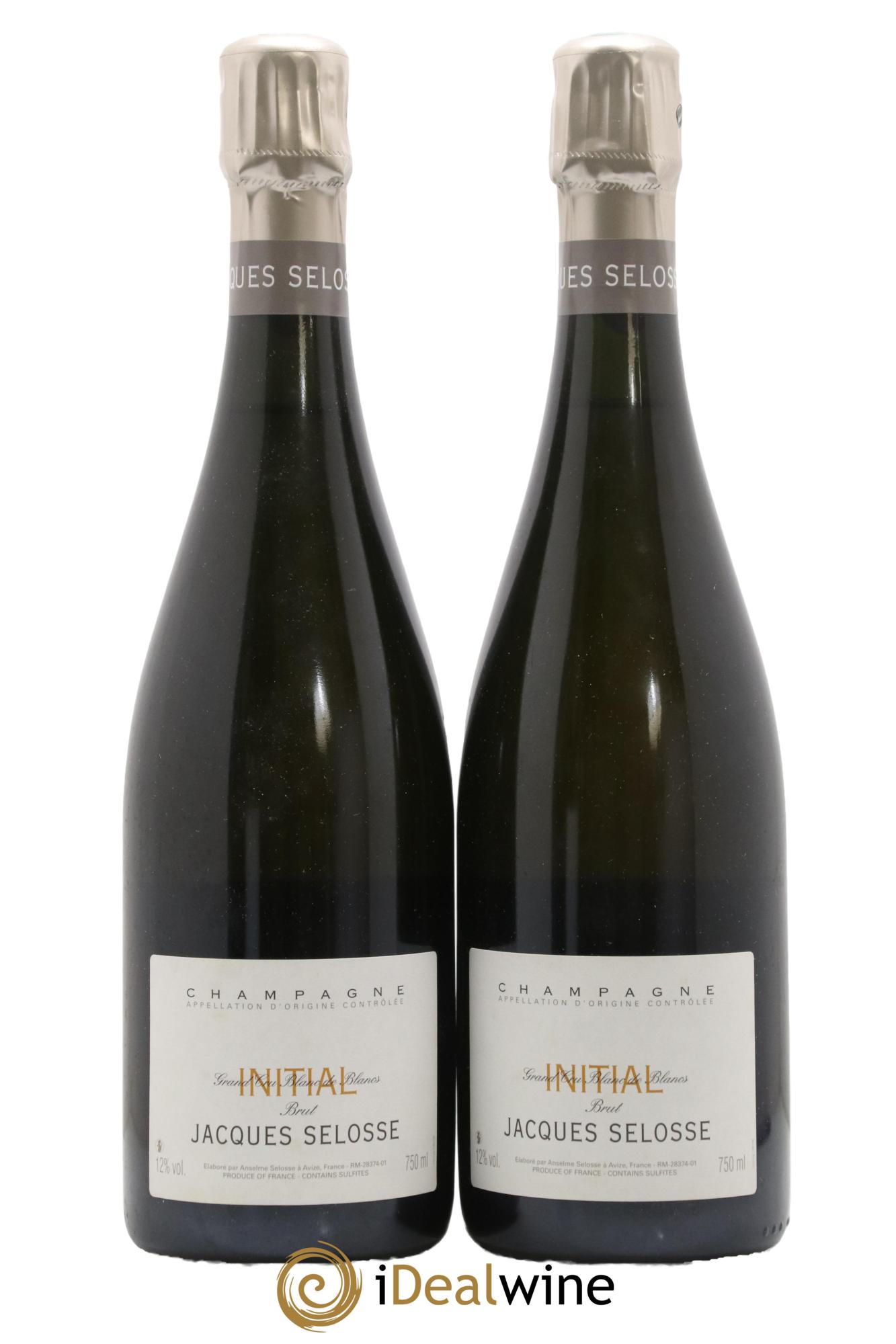 Initial Brut Jacques Selosse - Lot de 2 bouteilles - 0
