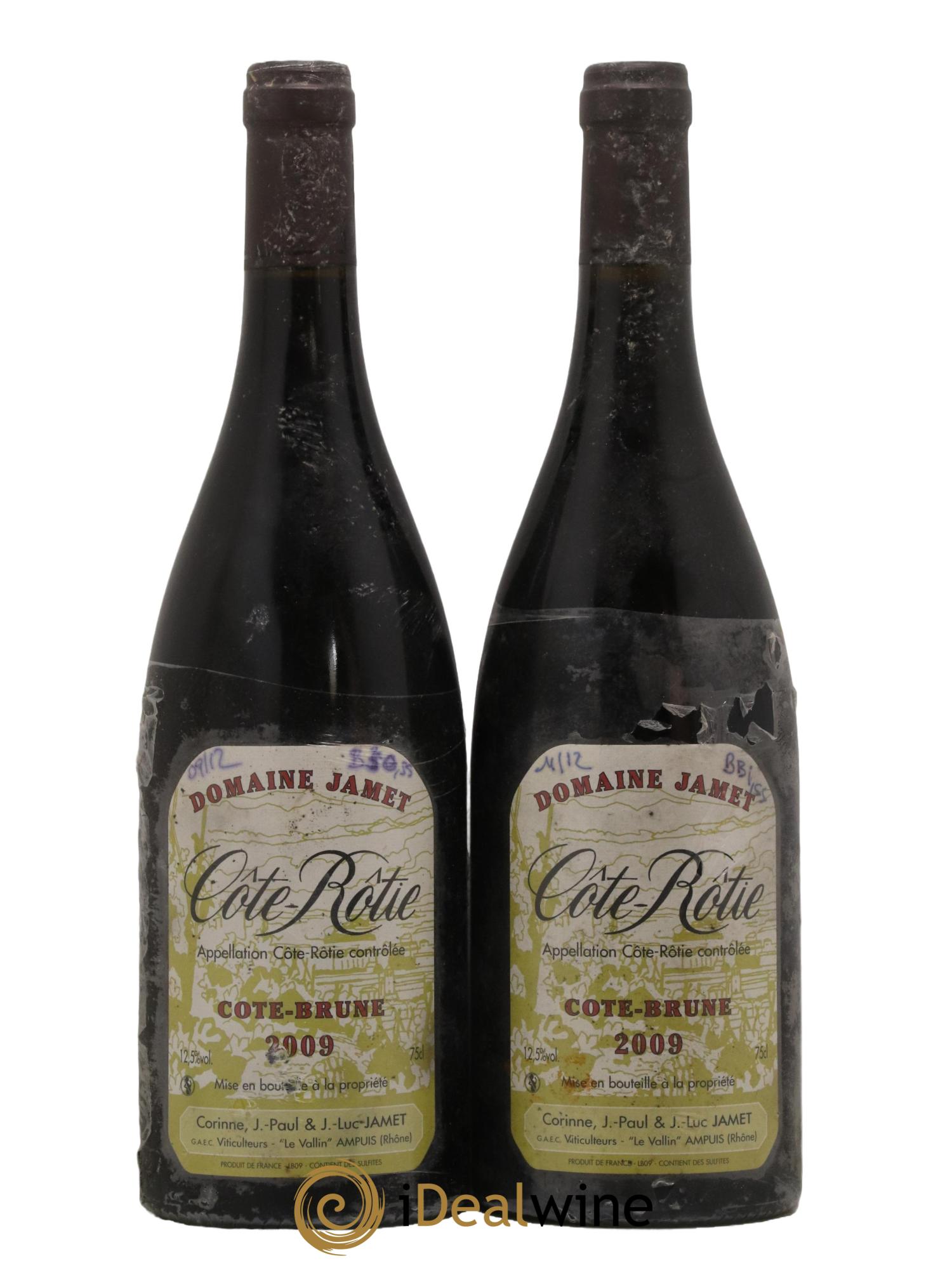 Côte-Rôtie Côte Brune Jamet (Domaine) 2009 - Lotto di 2 bottiglie - 0
