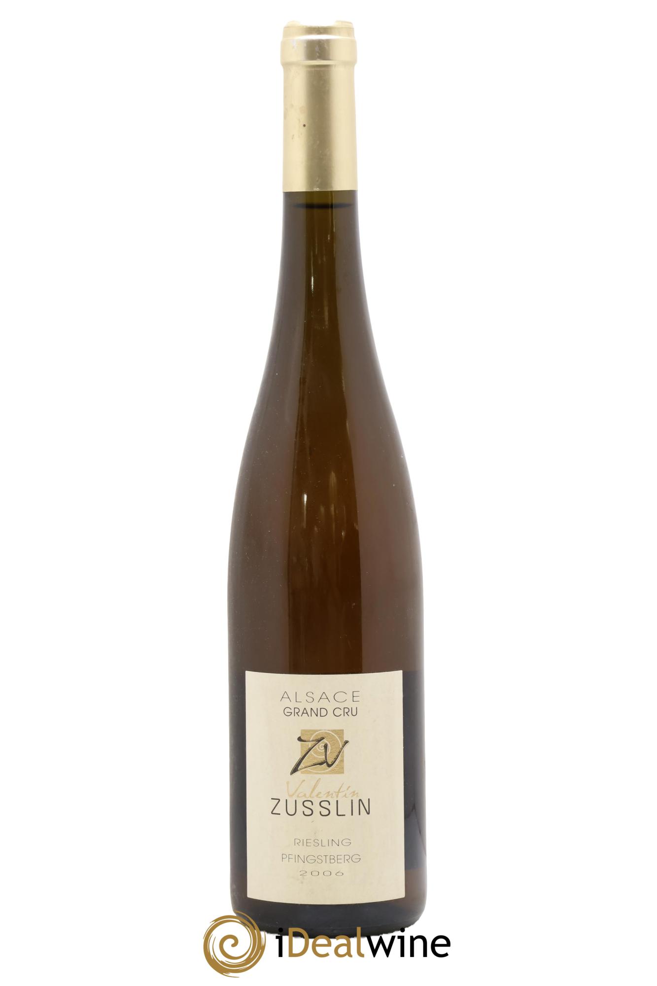 Alsace Riesling Grand Cru Pfingstberg Valentin Zusslin (Domaine) 2006 - Lot de 1 bouteille - 0