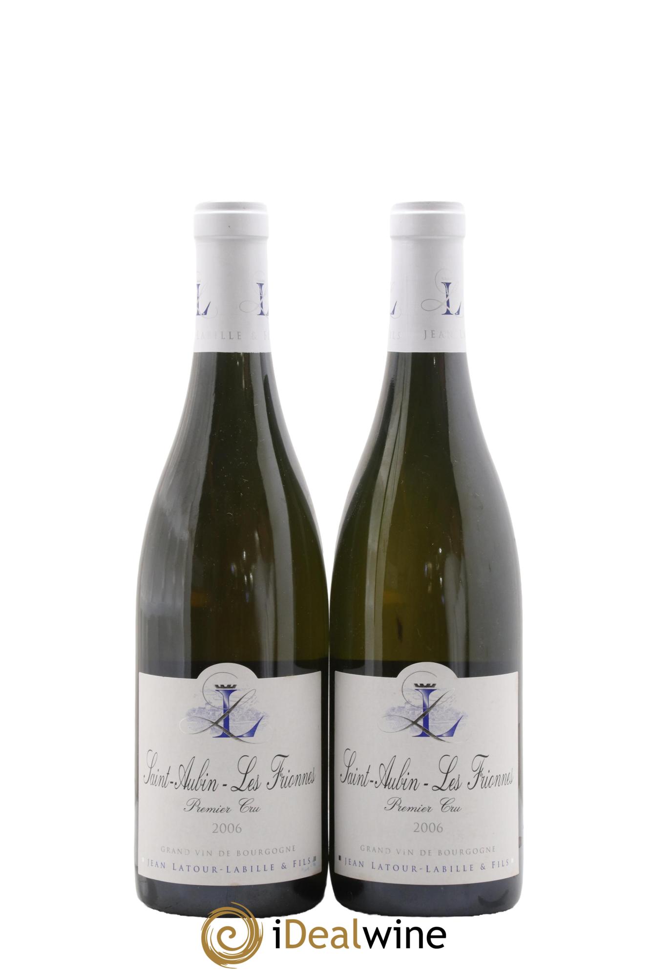Saint-Aubin 1er Cru Les Frionnes Jean Latour Labille et Fils 2006 - Lot de 2 bouteilles - 0