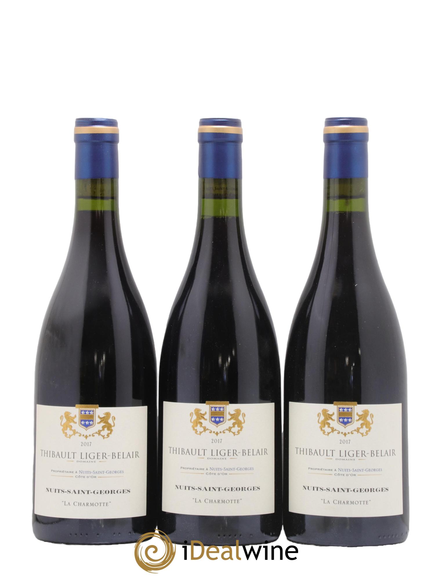 Nuits-Saint-Georges La Charmotte Thibault Liger-Belair 2017 - Lotto di 3 bottiglie - 0